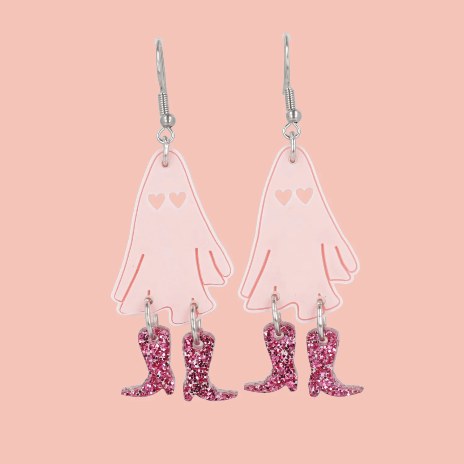 Pink Let's Go Ghouls Earrings - Image 3
