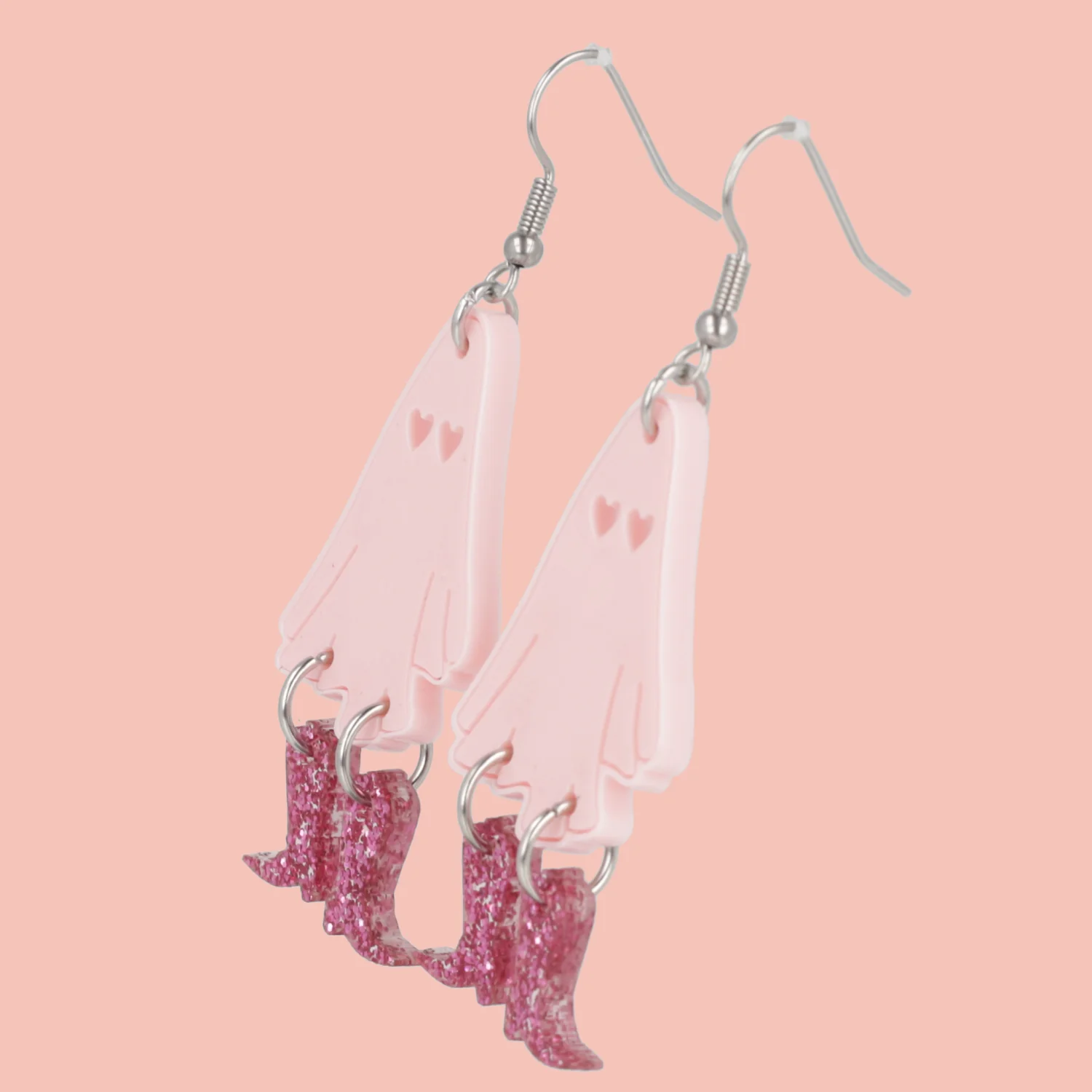 Pink Let's Go Ghouls Earrings - Image 4