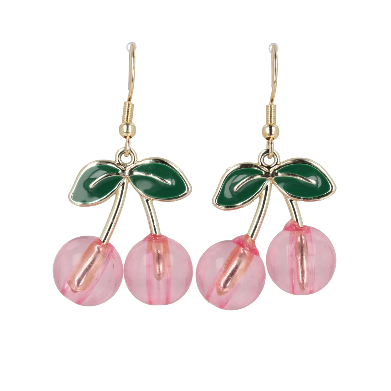 Pink Perfection Cherry Earrings - Image 5
