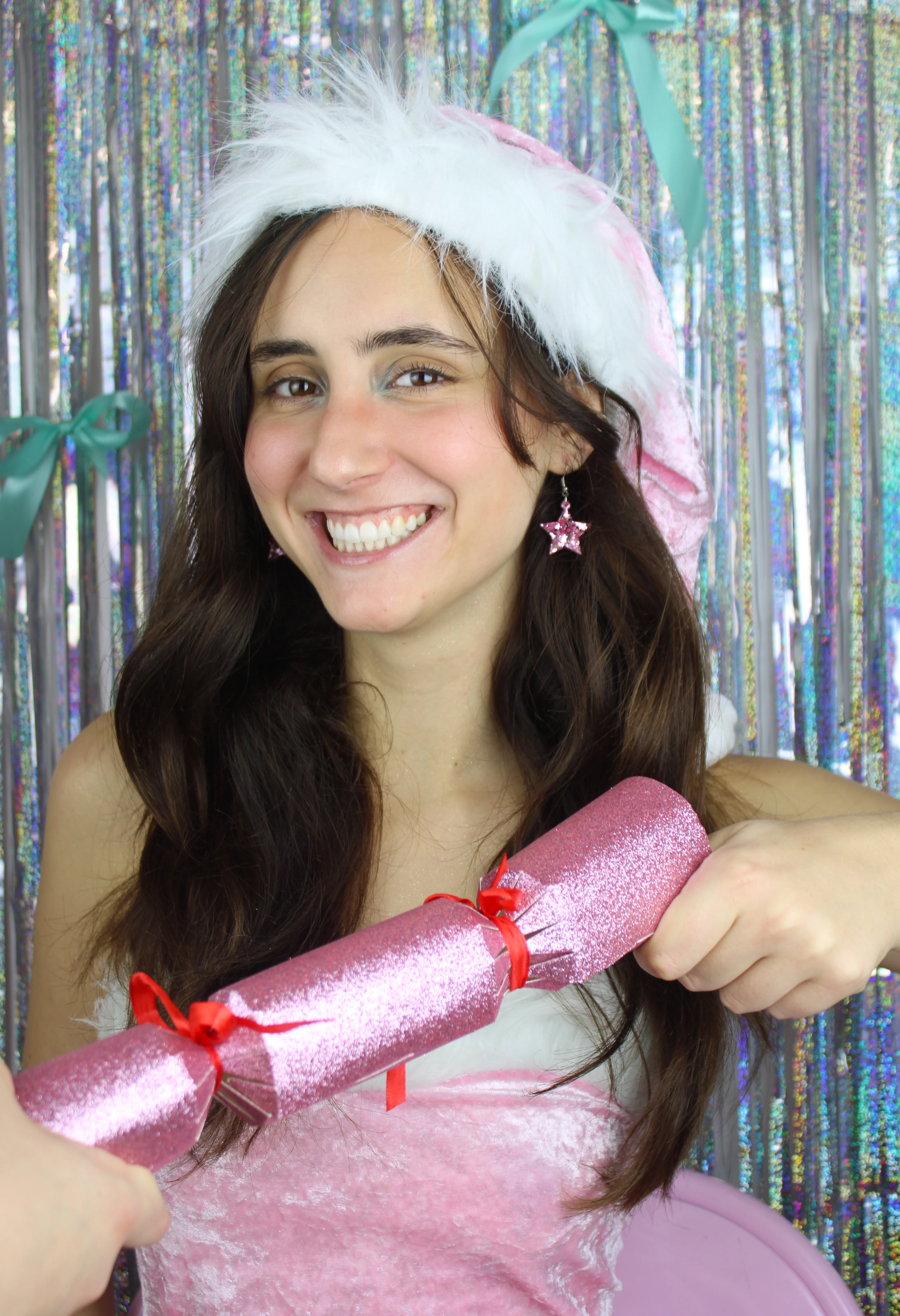 Pink Stellar Confetti Star Earrings - Image 4