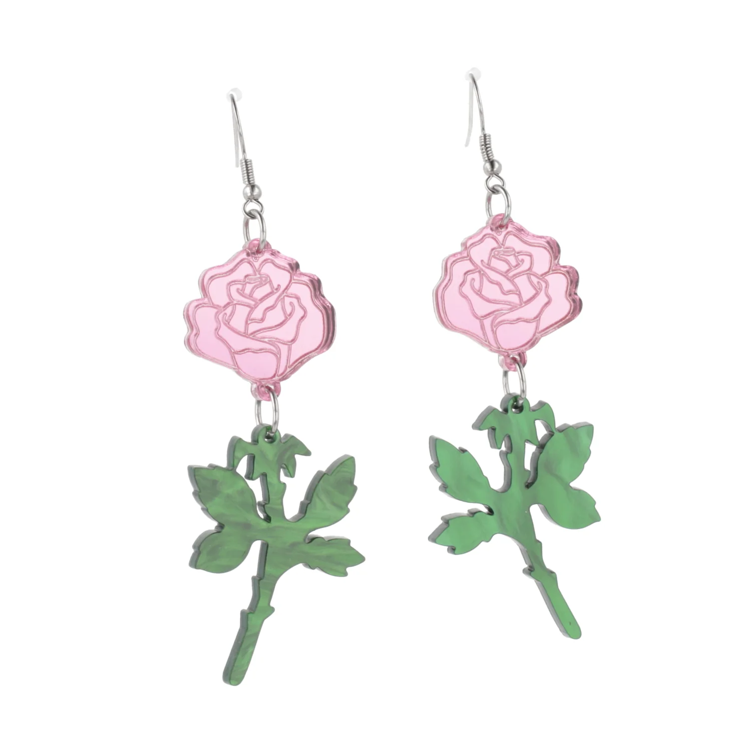 Pink Thorny for You Earrings - Image 3
