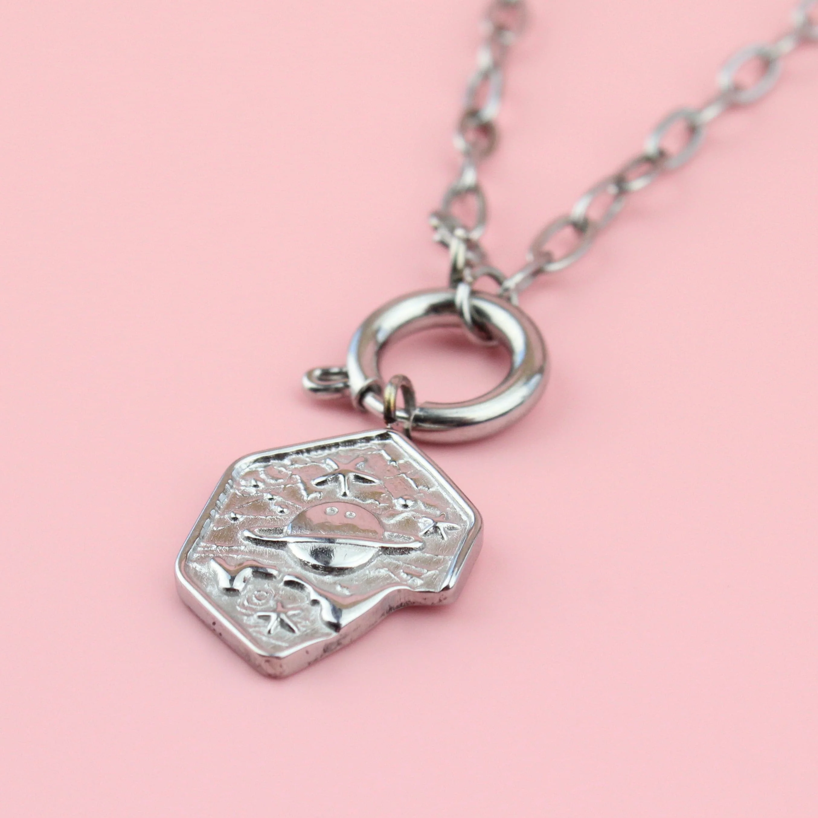 Planet Pendant Necklace - Image 2