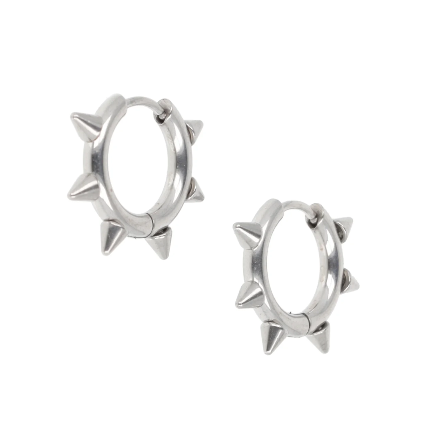 Punk-fection Spike Huggie Hoop Earrings - Image 8
