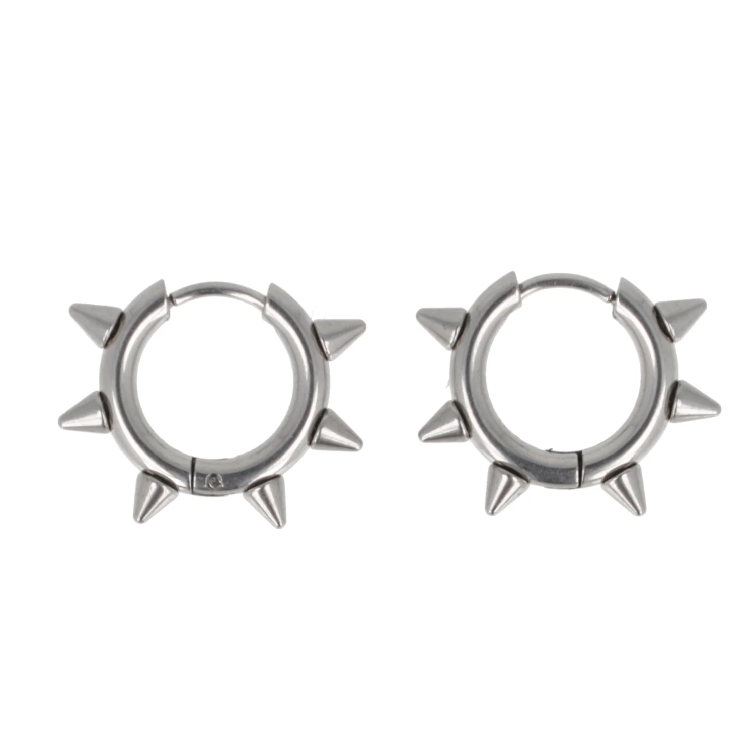 Punk-fection Spike Huggie Hoop Earrings - Image 9