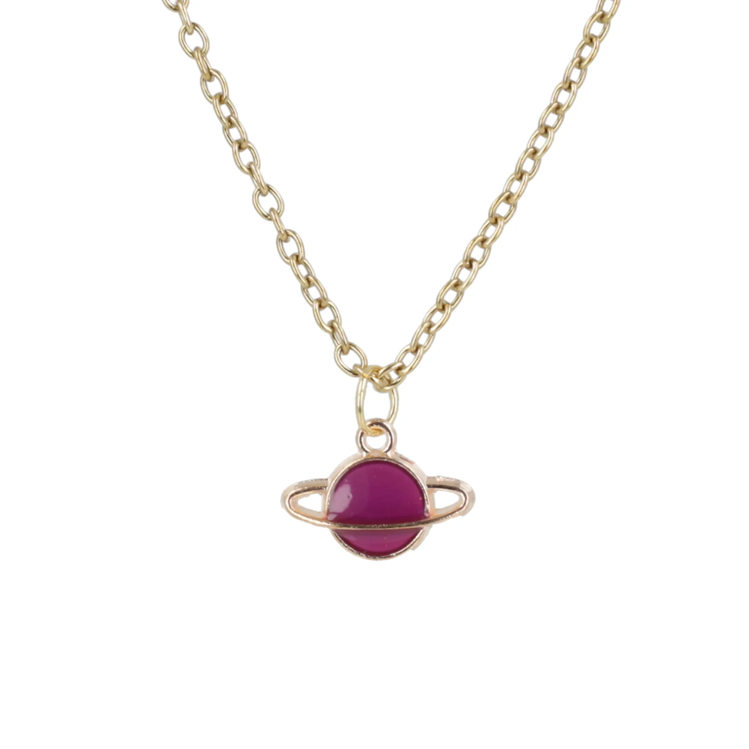 Purple Planet Necklace - Image 4