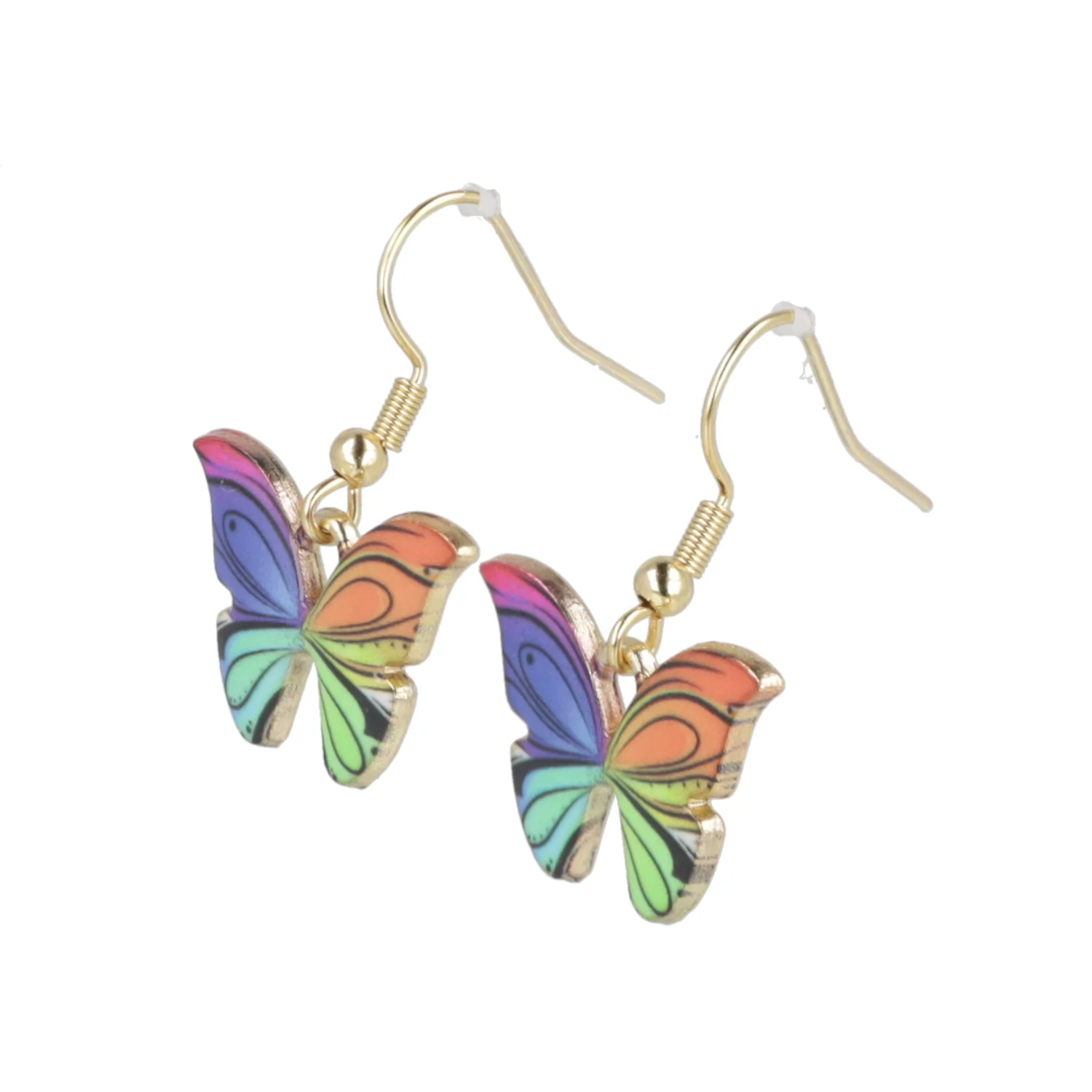 Rainbow Butterfly Earrings - Image 5