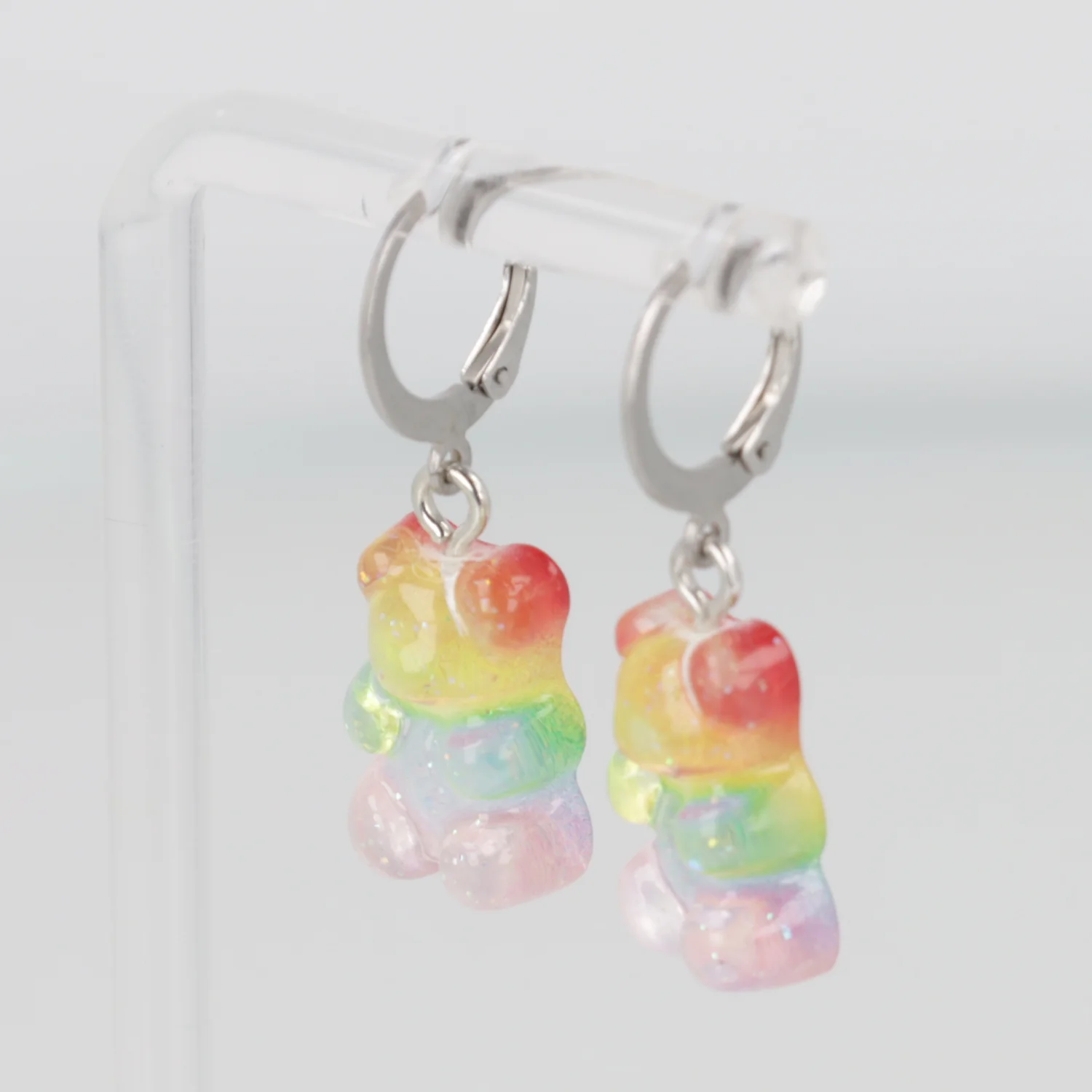 Rainbow Gummy Bear Earrings - Image 4