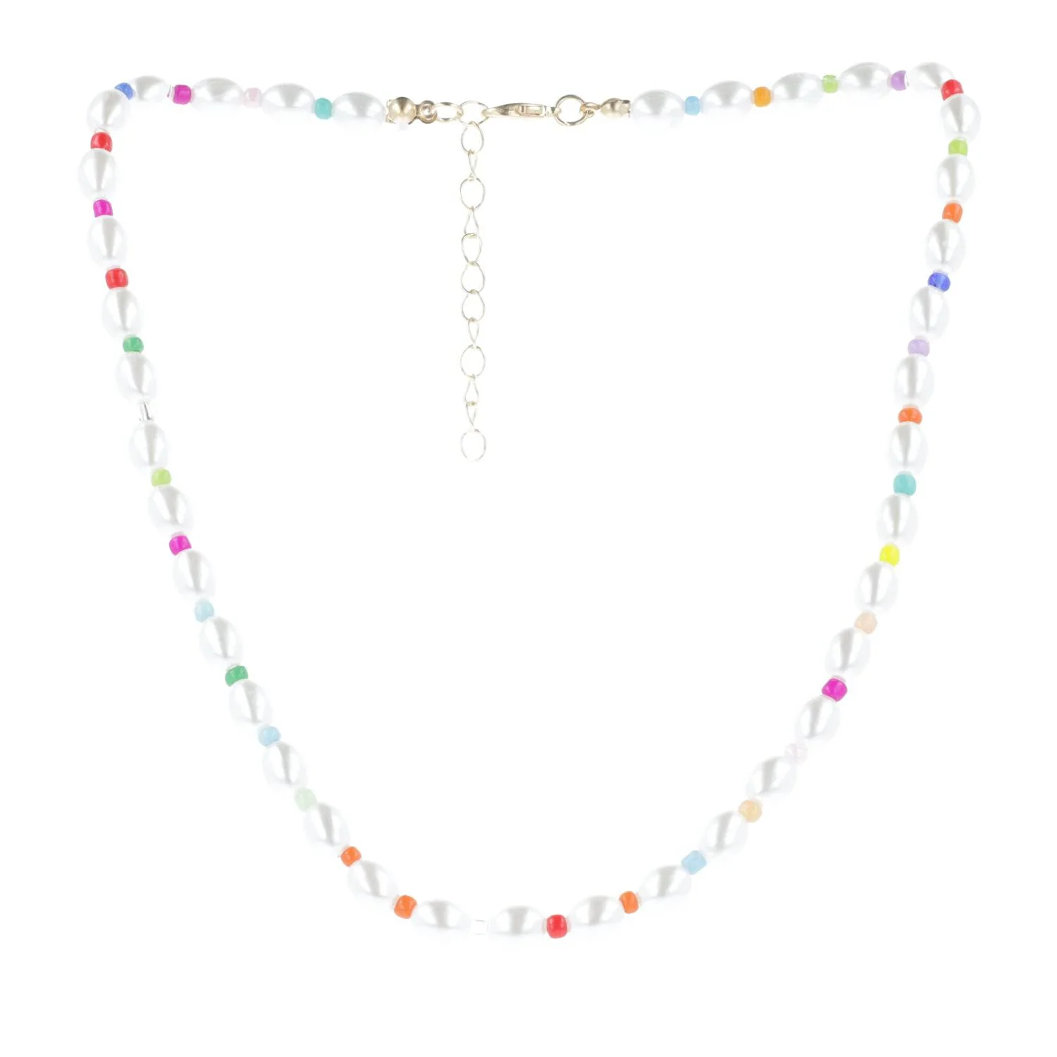 Rainbow Pearl Necklace - Image 3