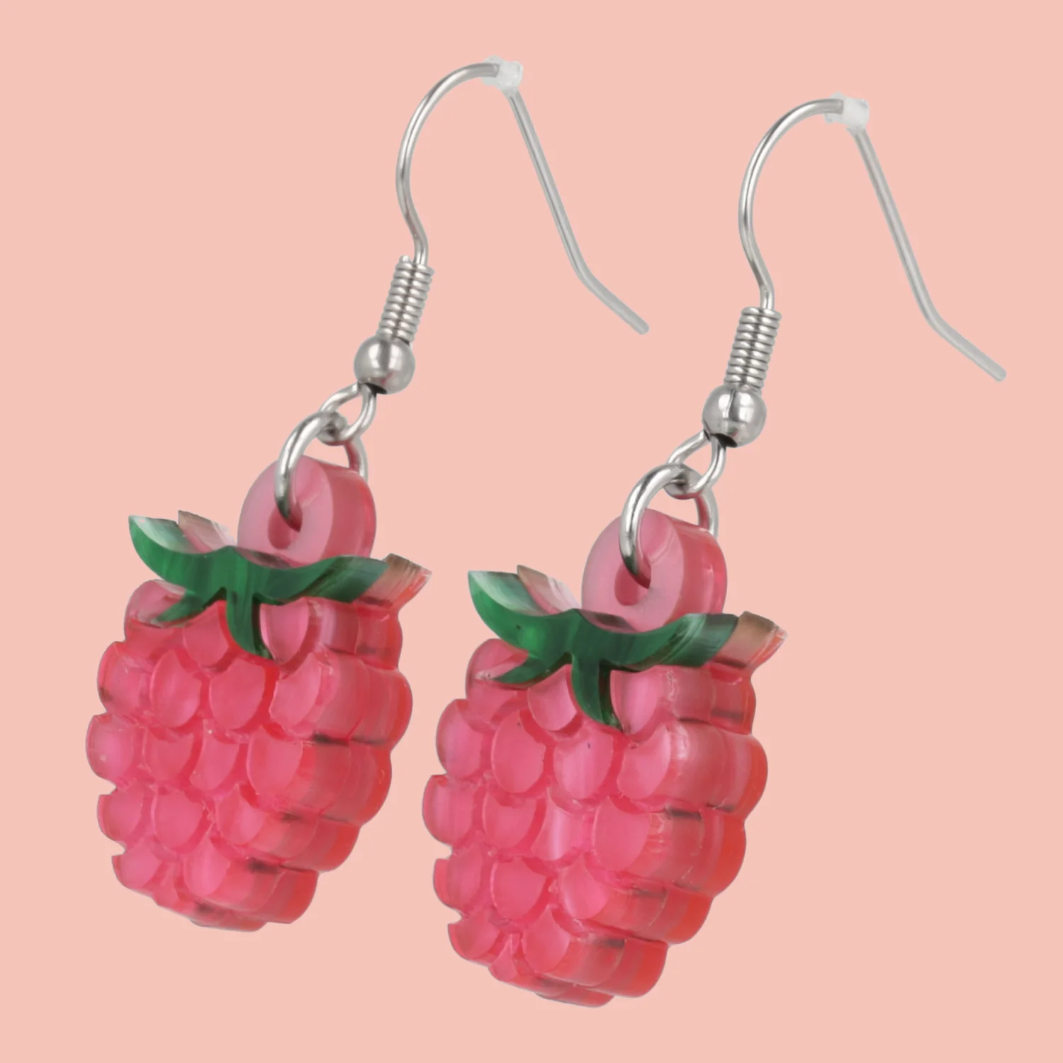 Raspberry Earrings - Image 3