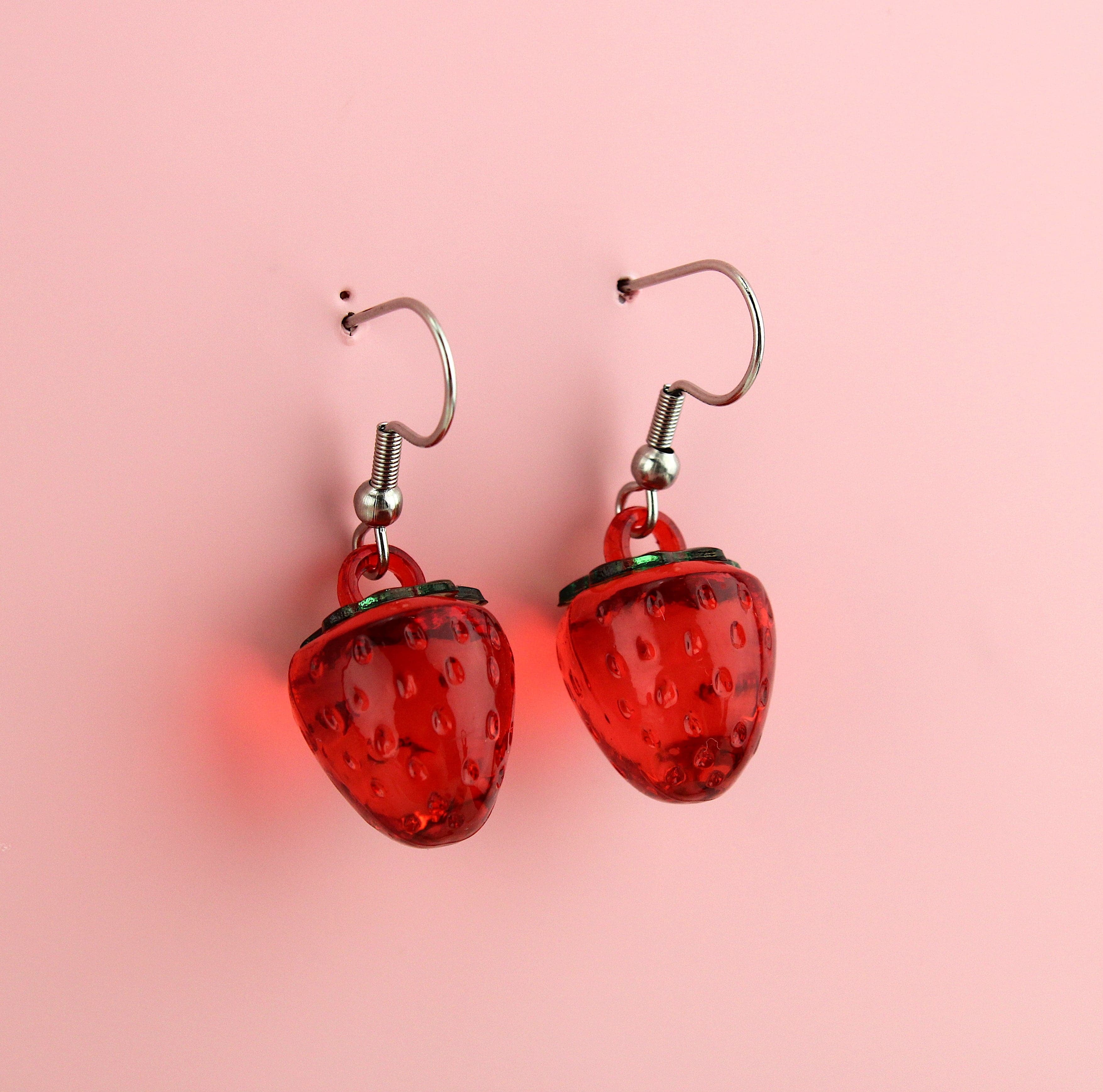 Red Berry Nice Earrings - Image 3