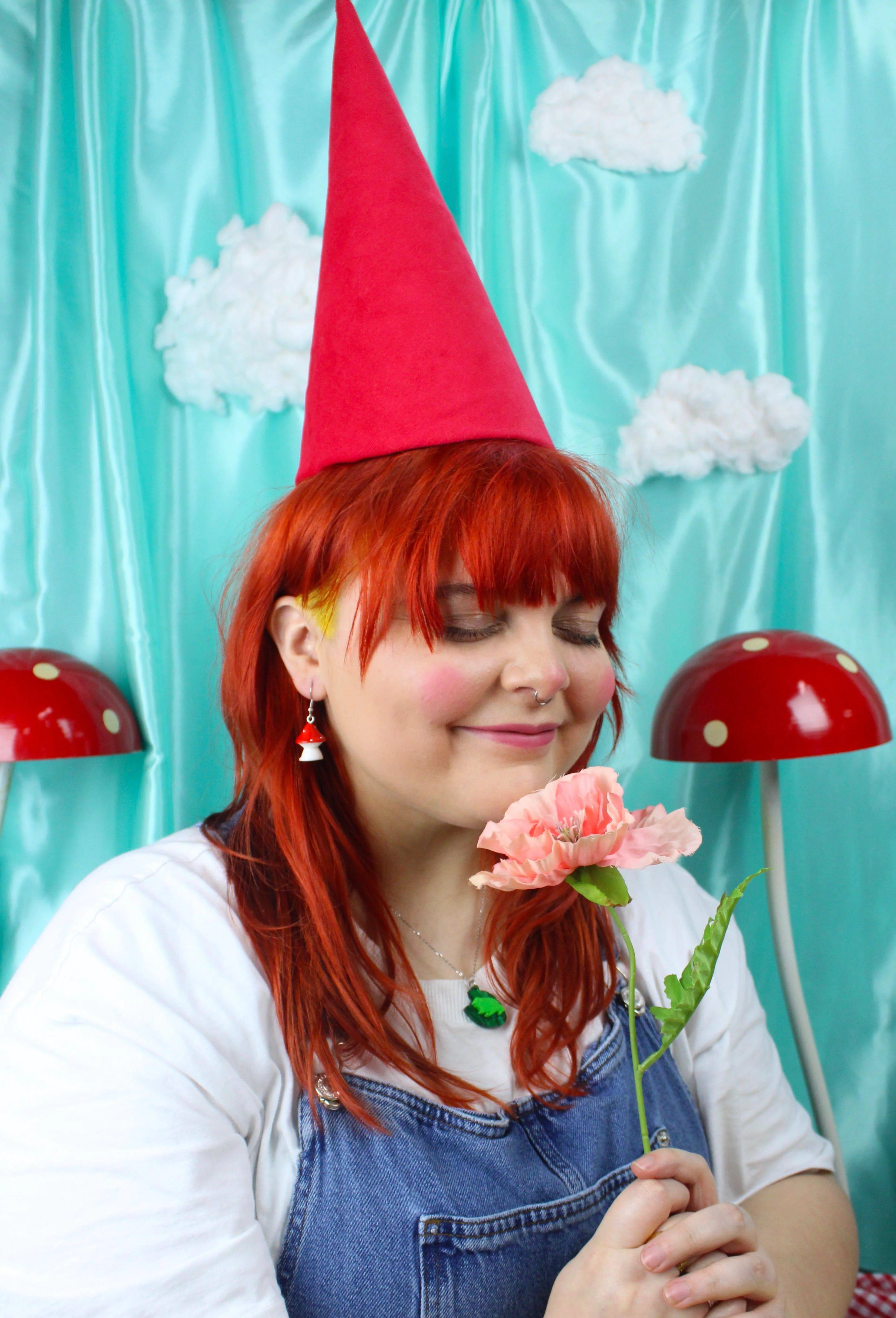 Red Toadstool Earrings - Image 4