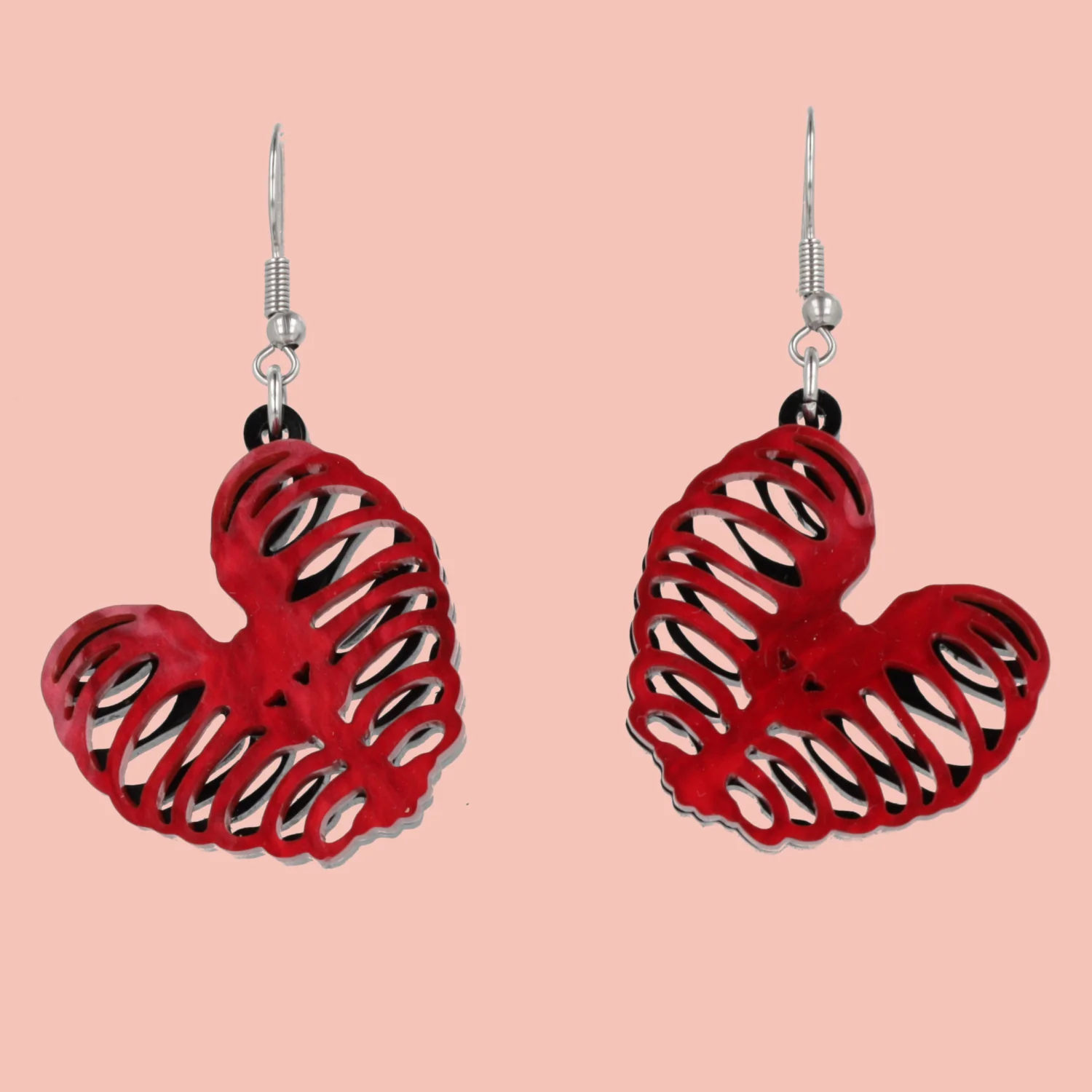 Ribcage Heart Earrings