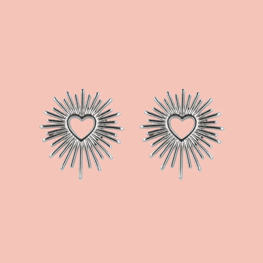 Sacré Coeur Stud Earrings