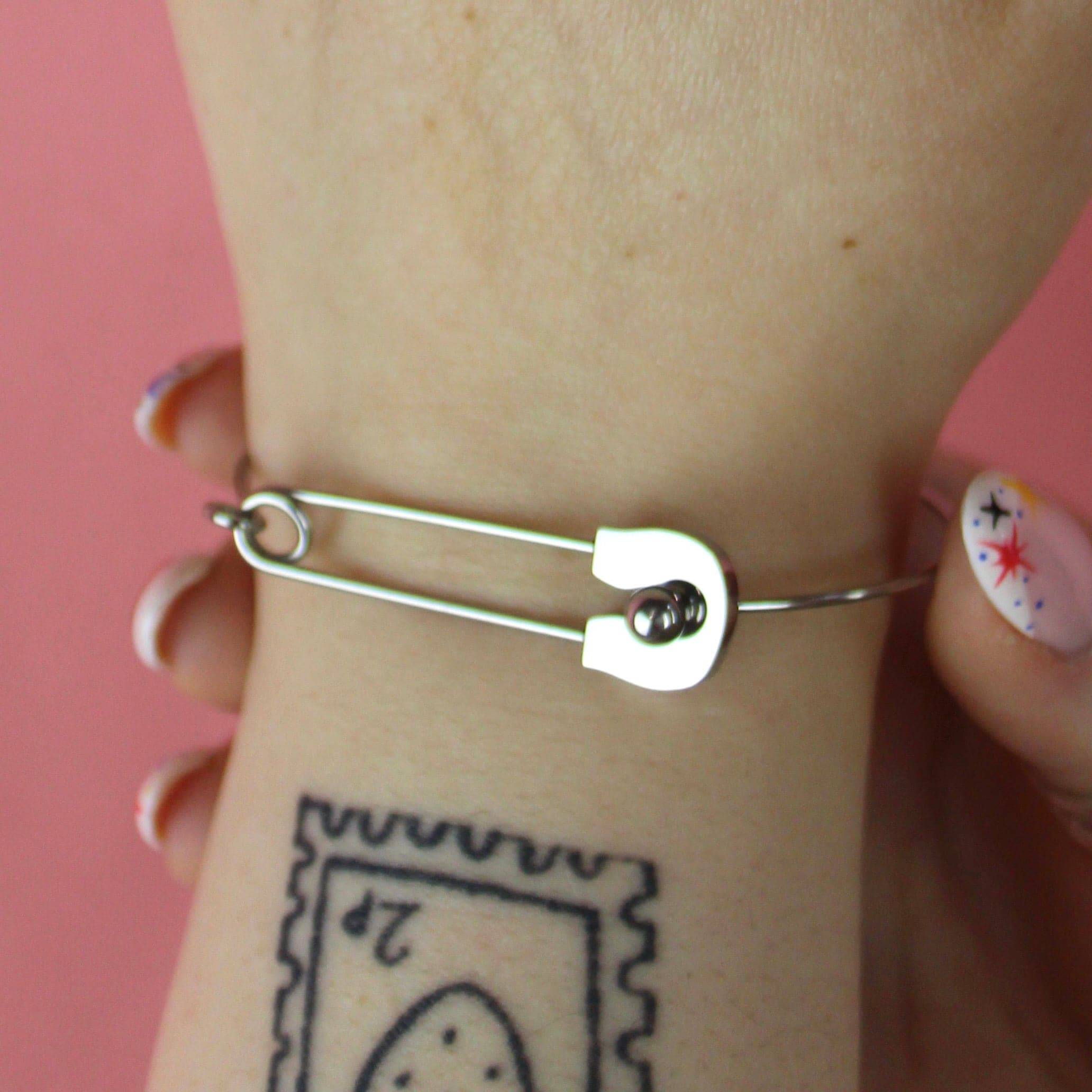 Safety Pin Bangle - Image 3