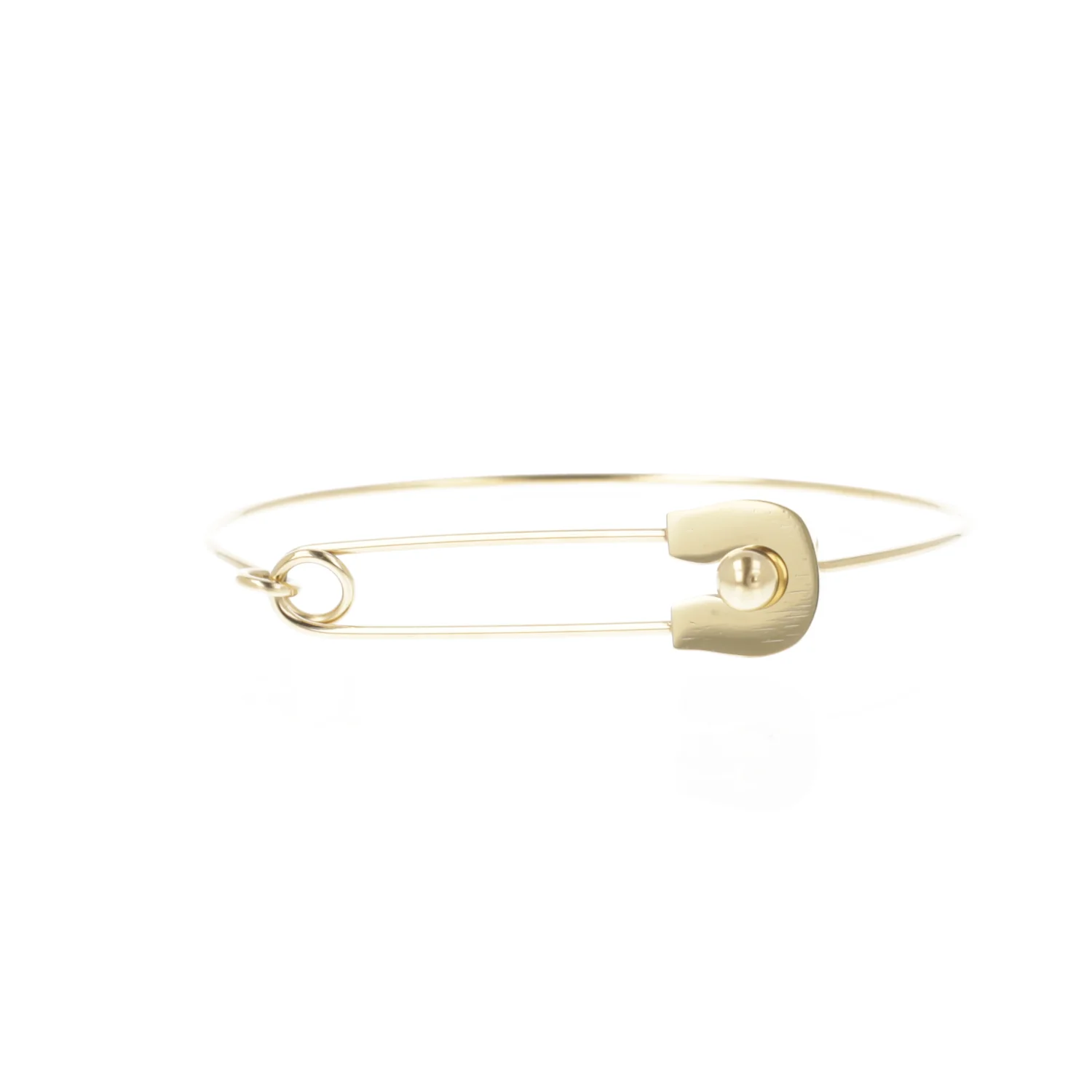 Safety Pin Bangle (Gold Plated) - Image 5