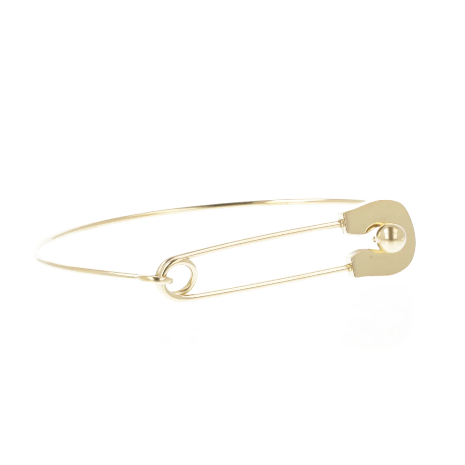 Safety Pin Bangle (Gold Plated) - Image 7