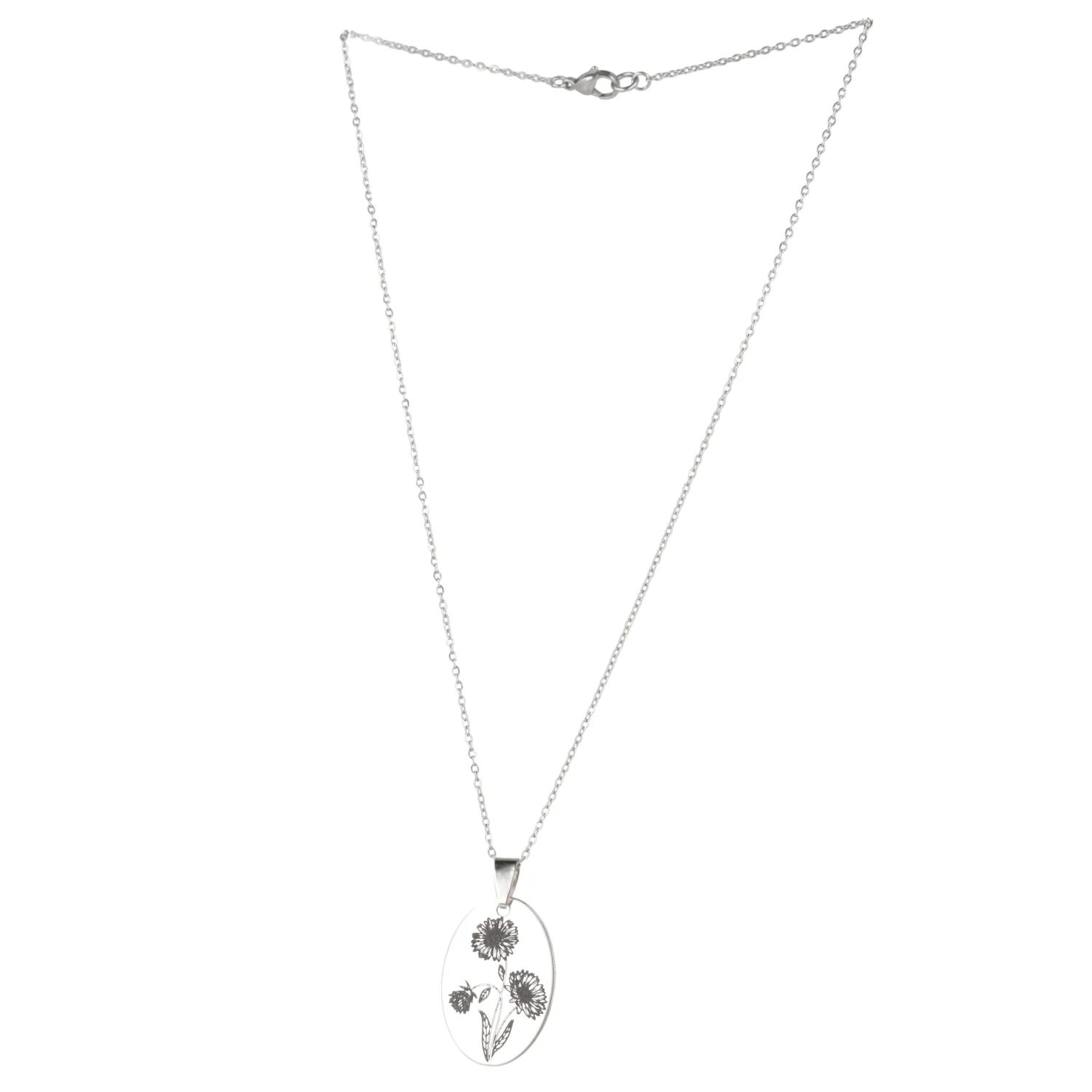 September Birth Flower Necklace - Aster - Image 7