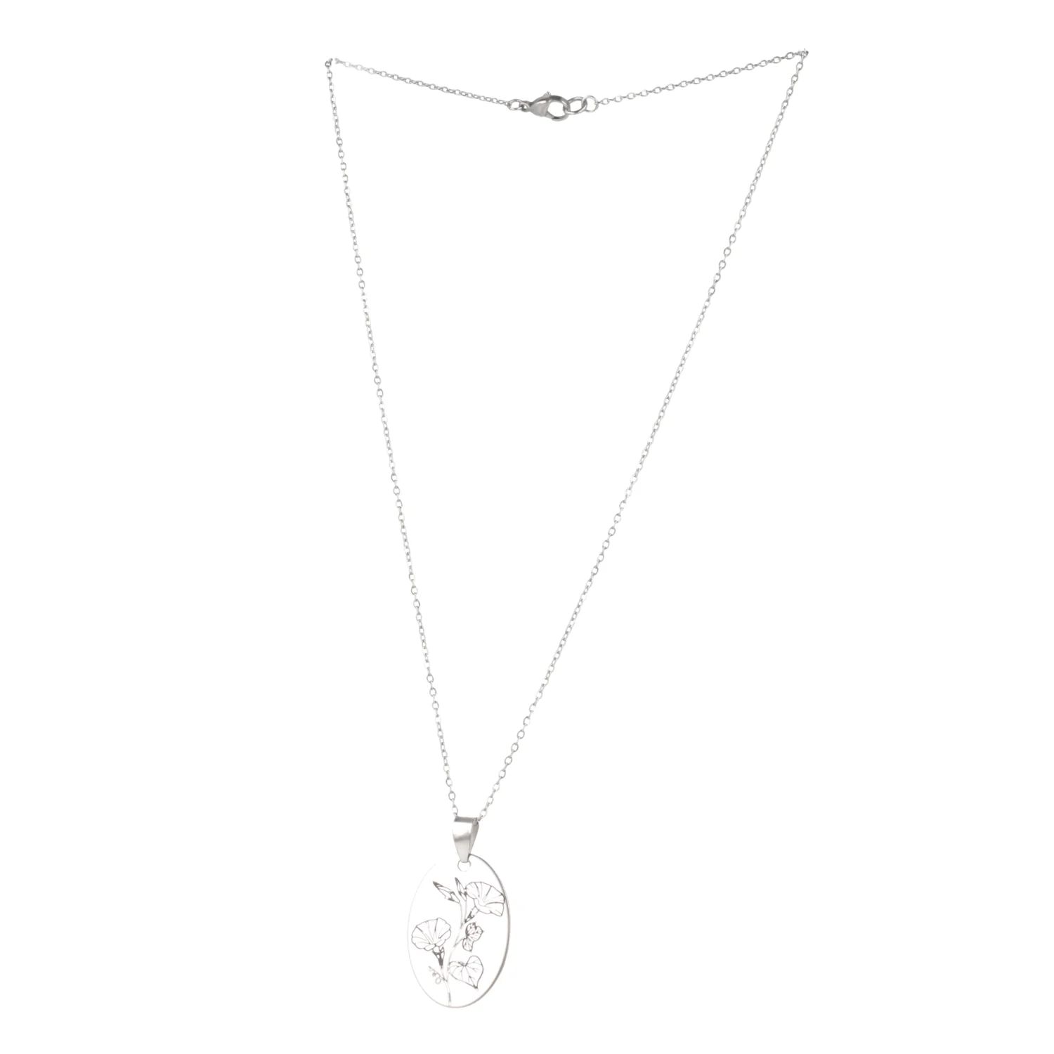 September Birth Flower Necklace - Morning Glory - Image 6