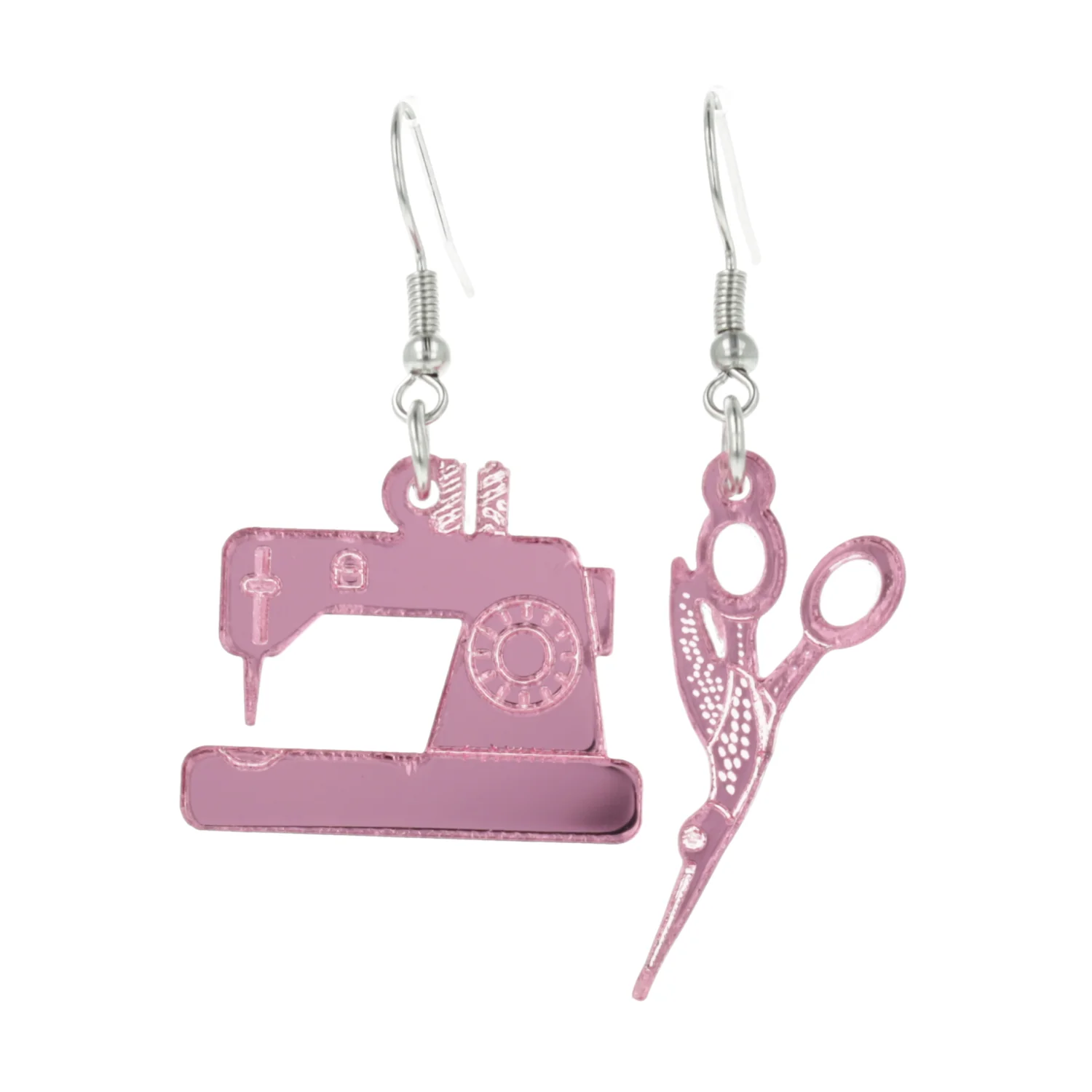 Sew Cute Earrings - Pink - Image 9