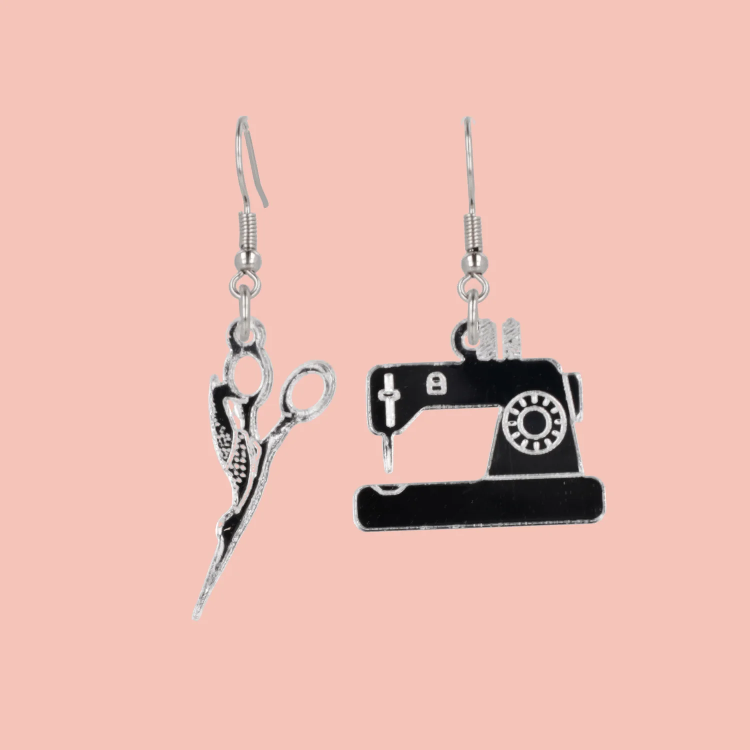 Sew Cute Earrings - Silver - Image 5