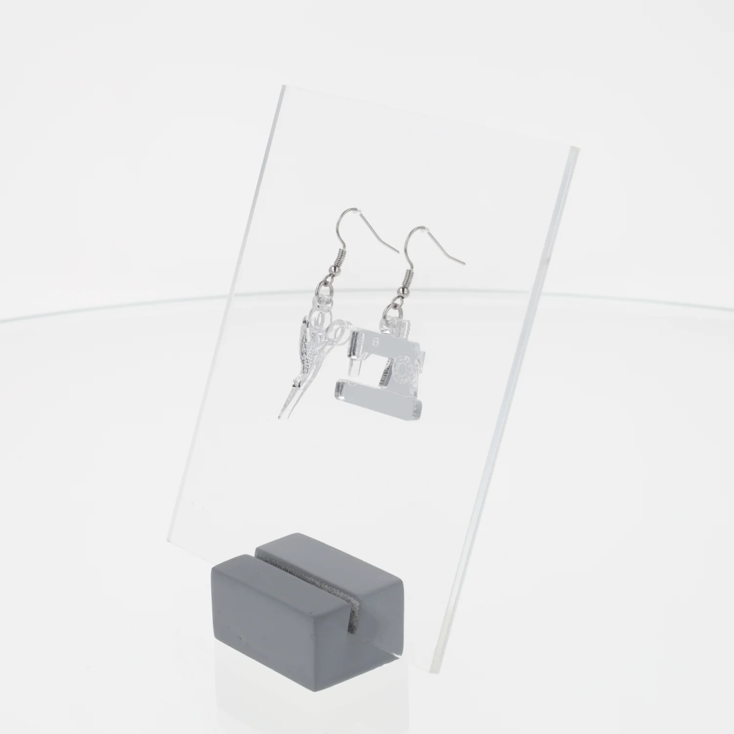 Sew Cute Earrings - Silver - Image 6