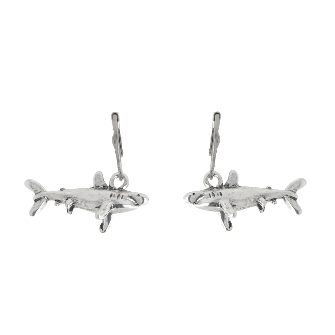 Shark Hoop Earrings - Image 3