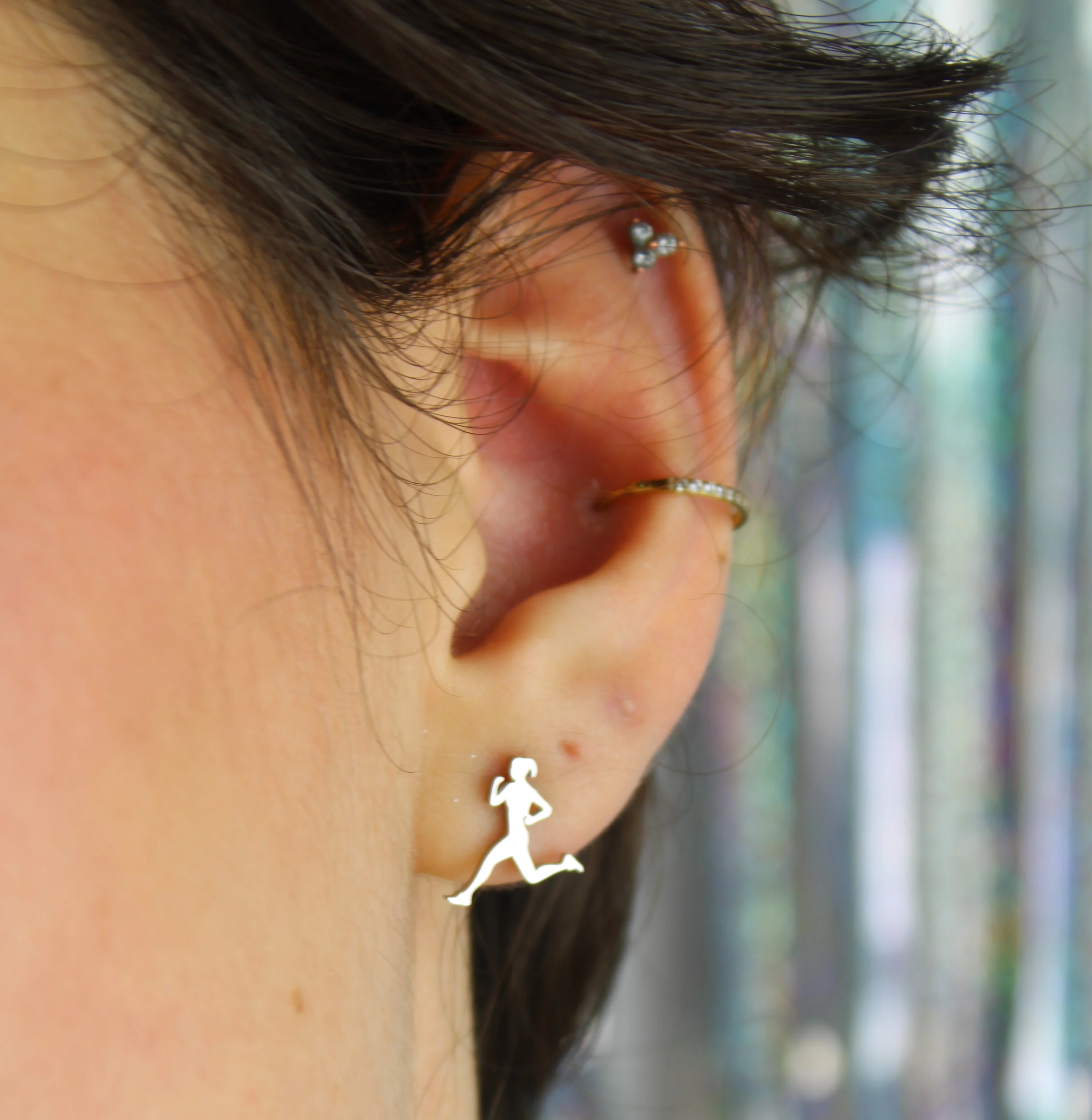 She's a Track Star Stud Earrings - Image 2