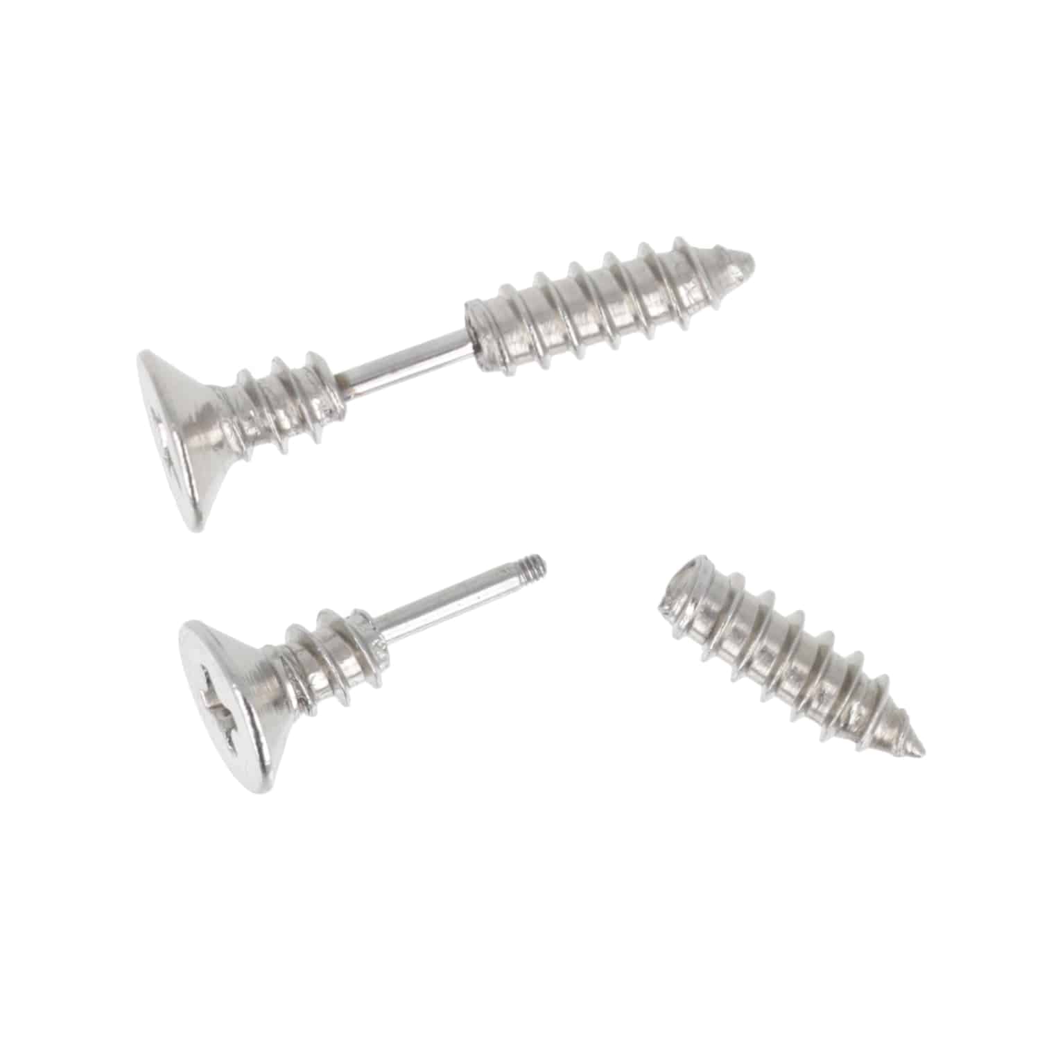 Silver Screw Earrings - Image 6