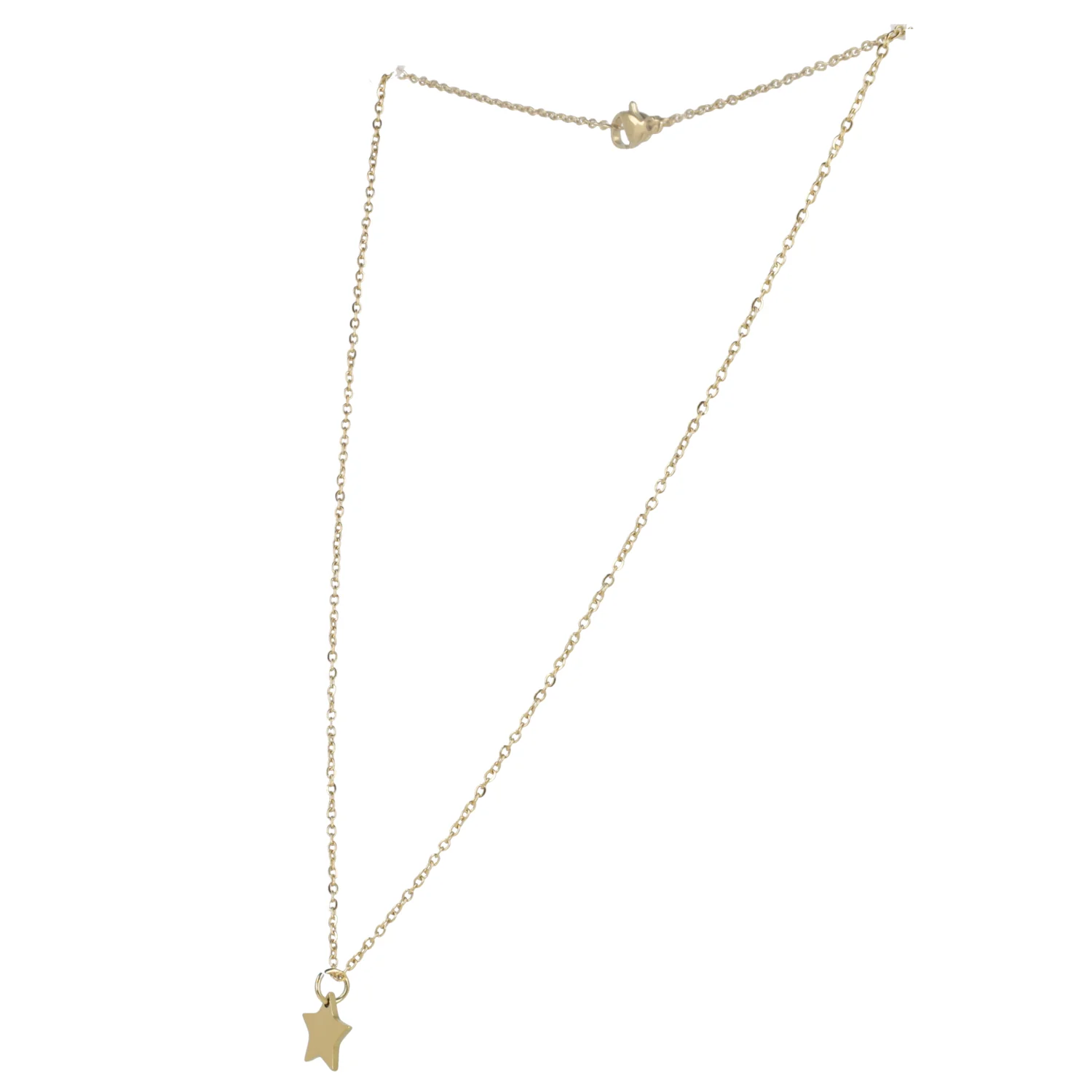 Simple Star Pendant Necklace (Gold Plated) - Image 6