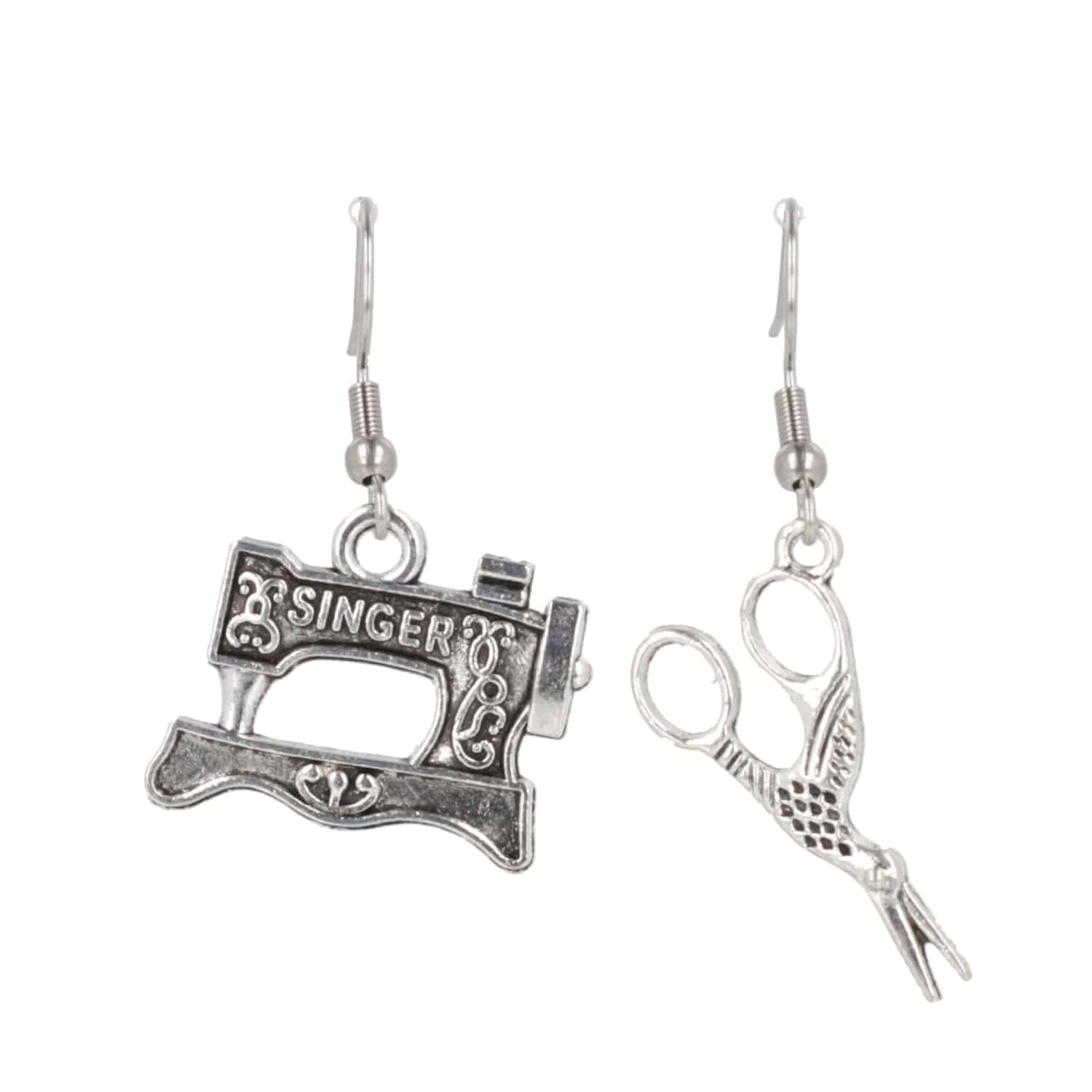 Singer Sewing Machine & Scissor Earring Mix - Image 6