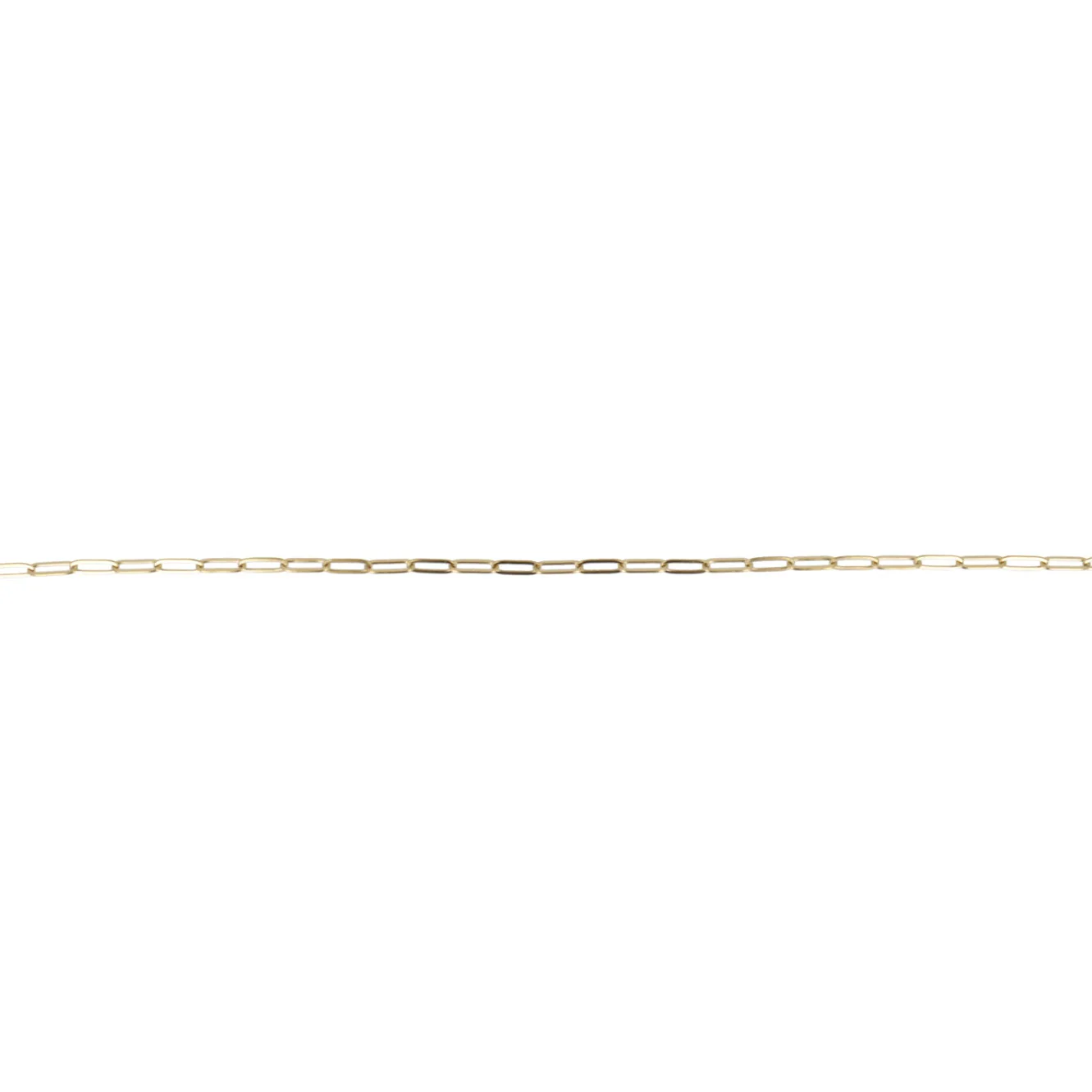 Slim Oval Link Chain (Gold Plated) 22 INCH/56CM