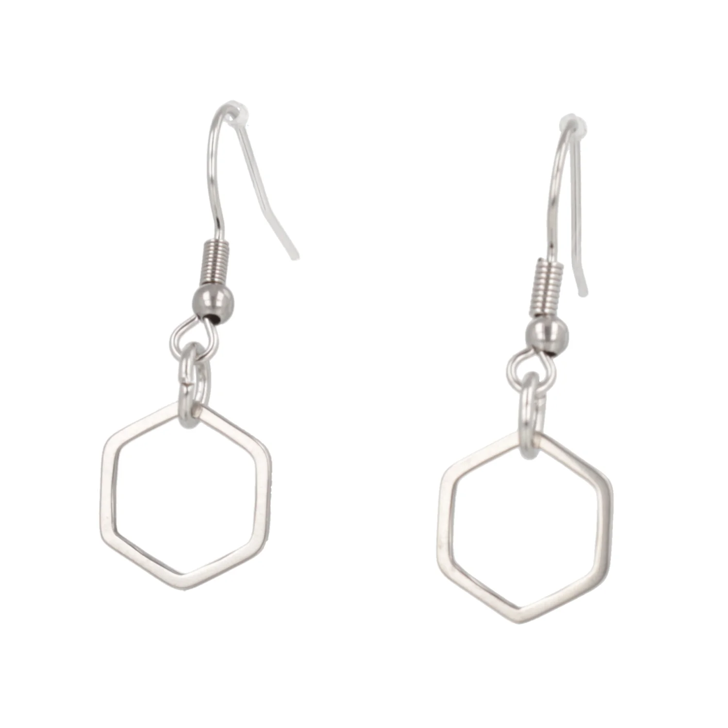 Small Hexagon Earrings - Image 5