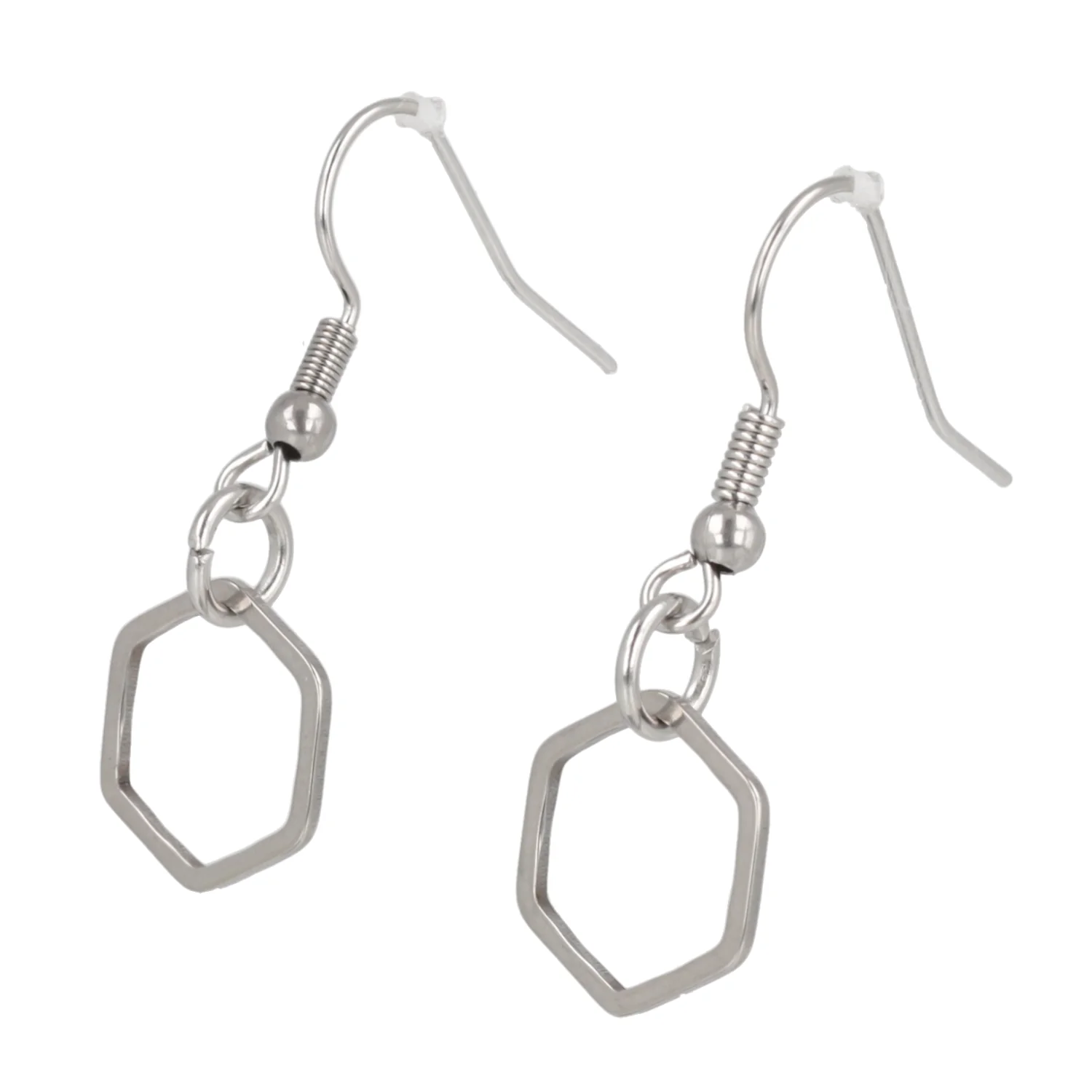 Small Hexagon Earrings - Image 6