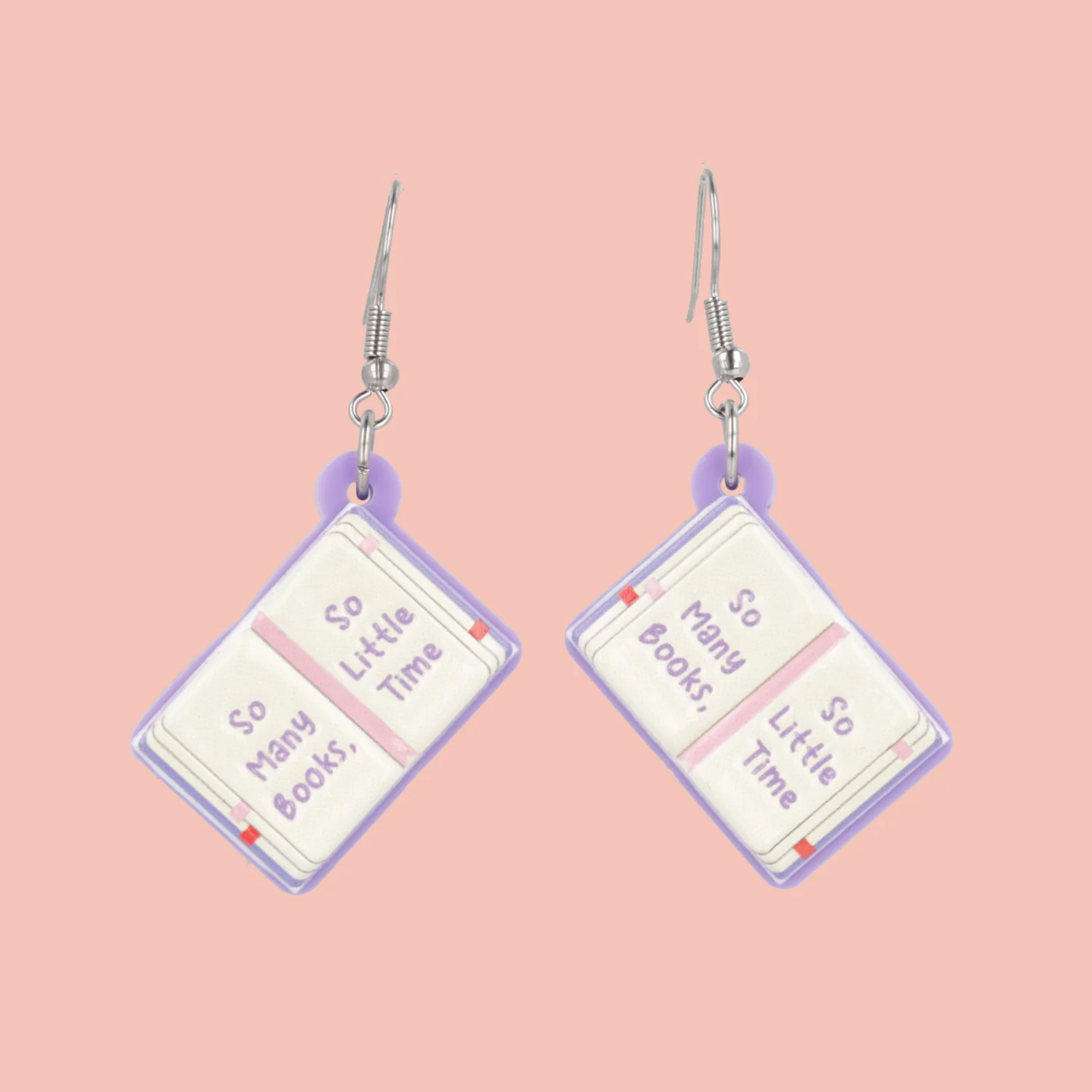 So Many Books Earrings