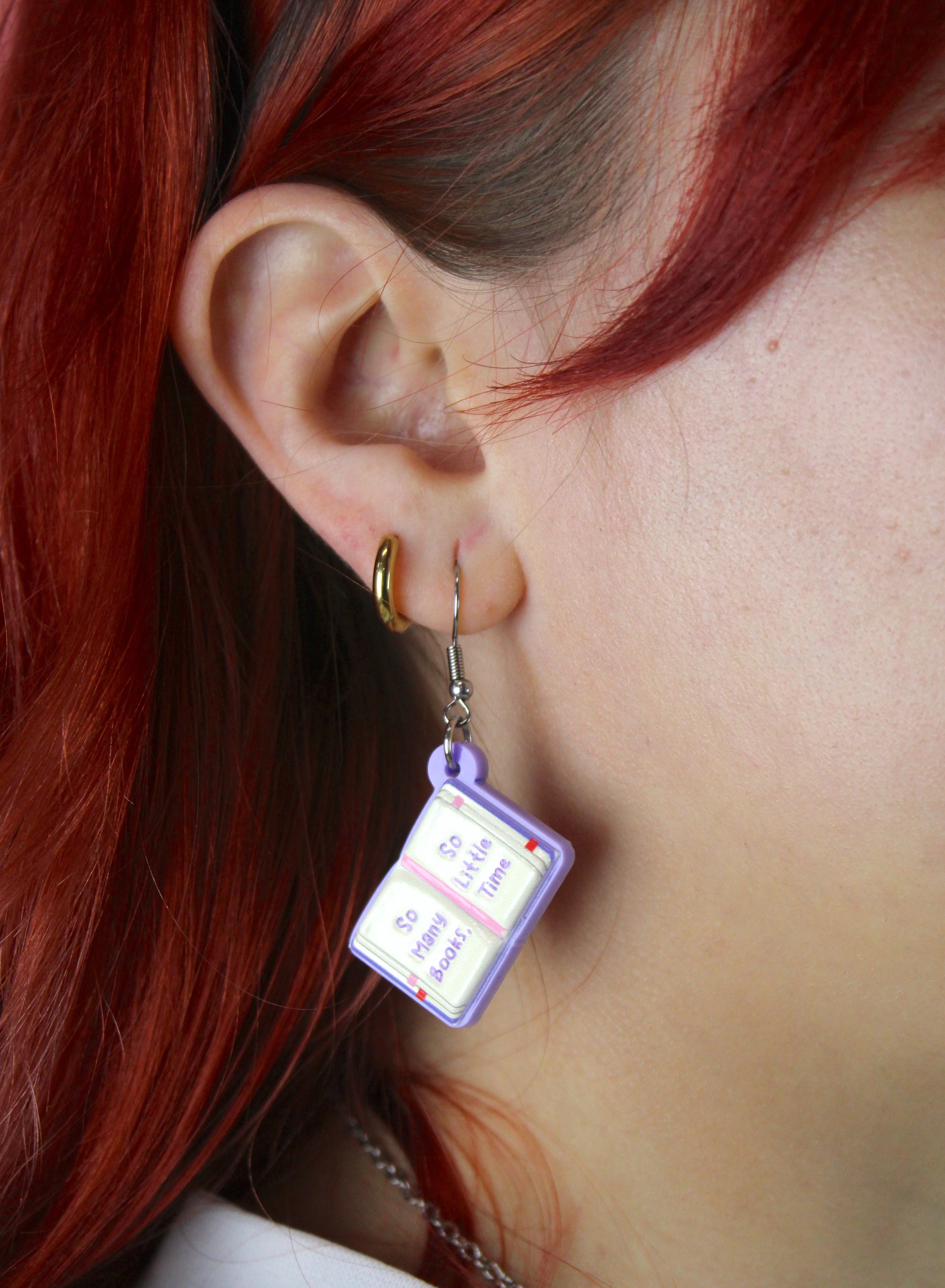 So Many Books Earrings - Image 2