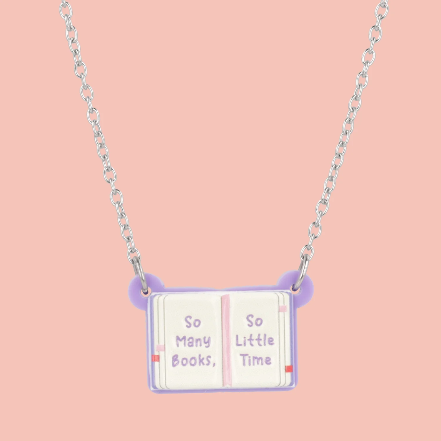 So Many Books Necklace