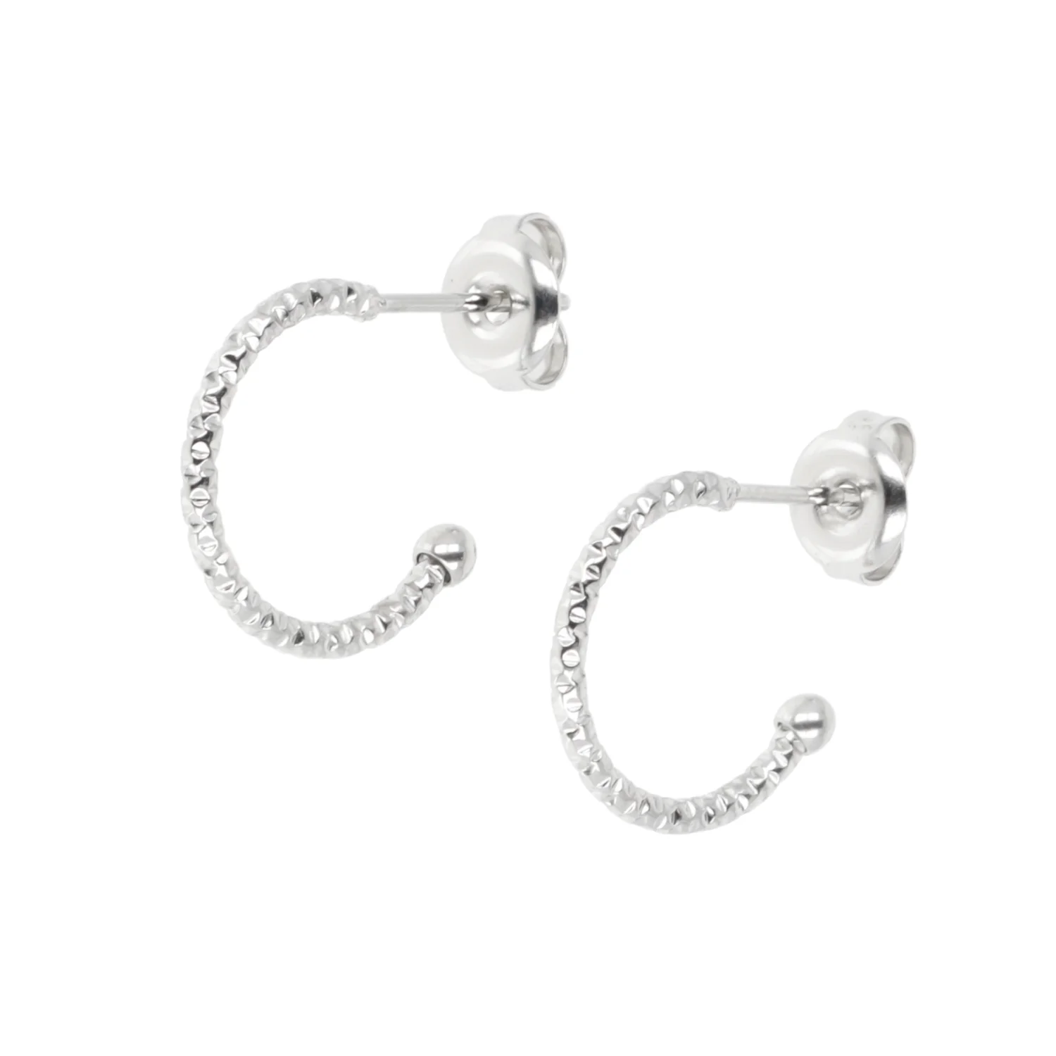 Sparkle Hoop Earrings - Image 3