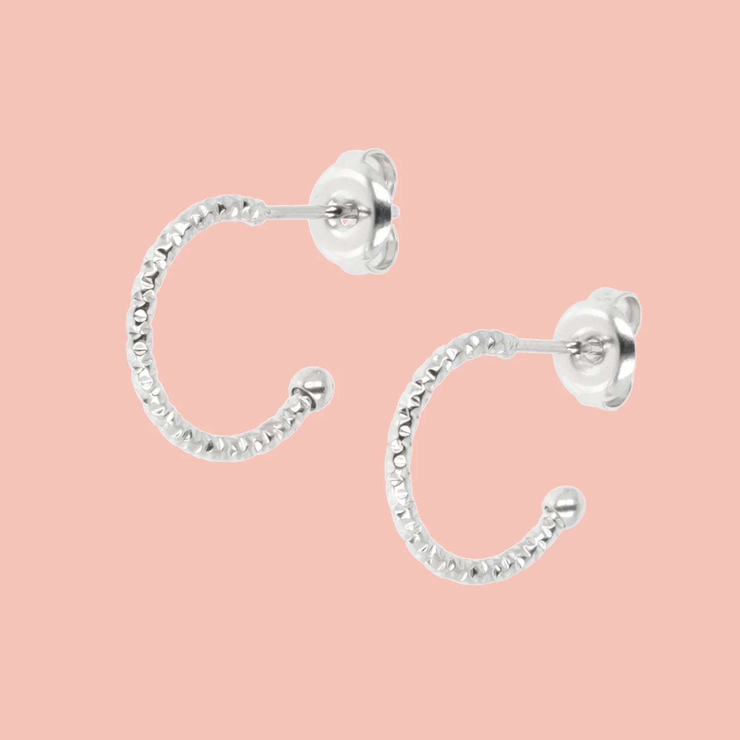 Sparkle Hoop Earrings - Image 5