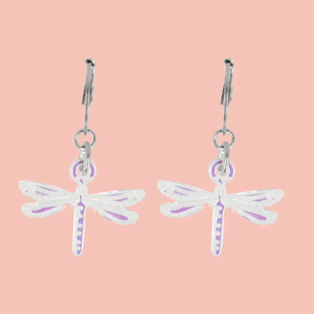 Sparx Dragonfly Huggie Hoop Earrings
