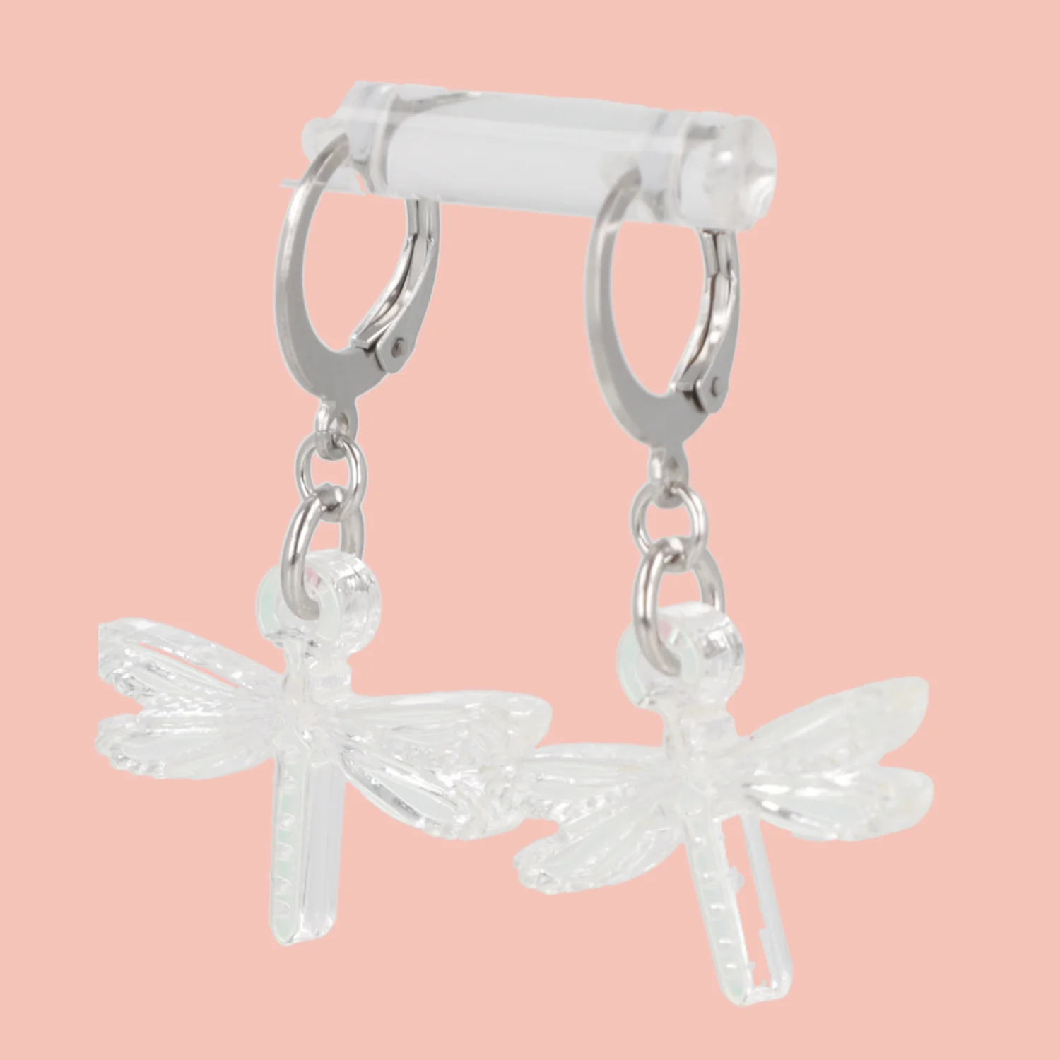 Sparx Dragonfly Huggie Hoop Earrings - Image 2