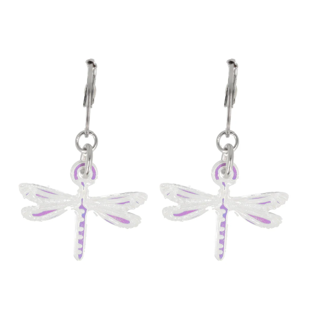 Sparx Dragonfly Huggie Hoop Earrings - Image 6
