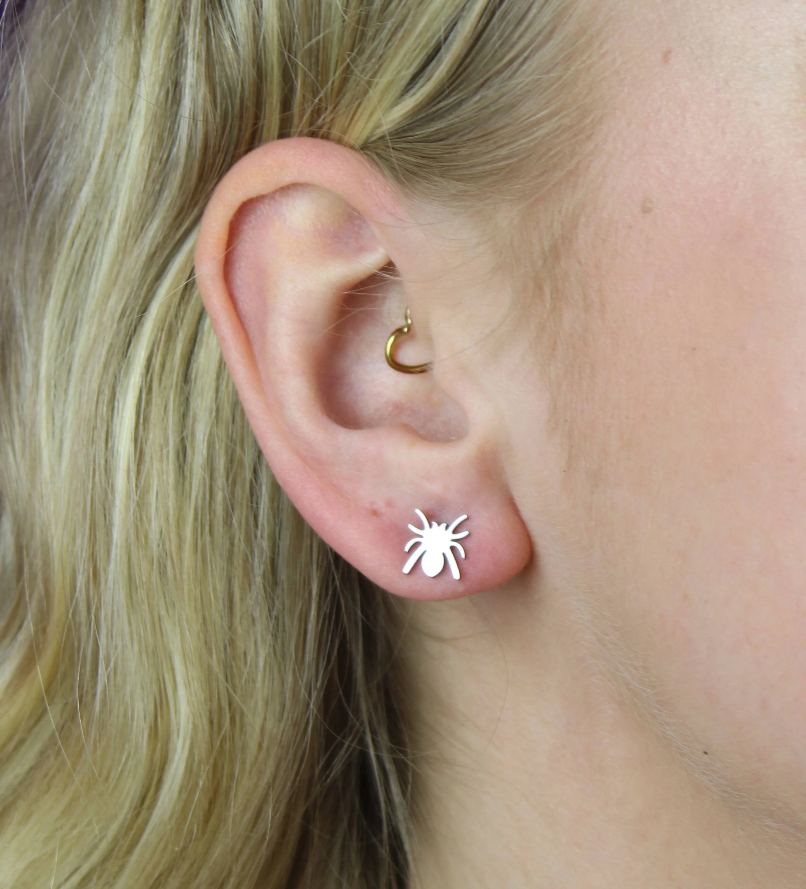 Spider Stud Earrings - Image 2