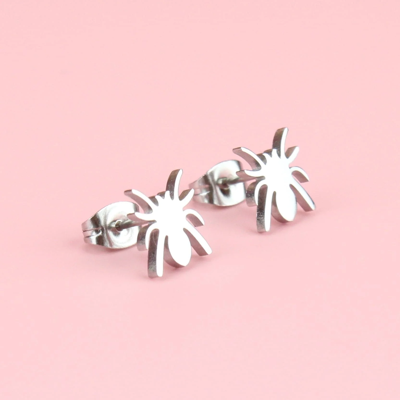 Spider Stud Earrings - Image 3