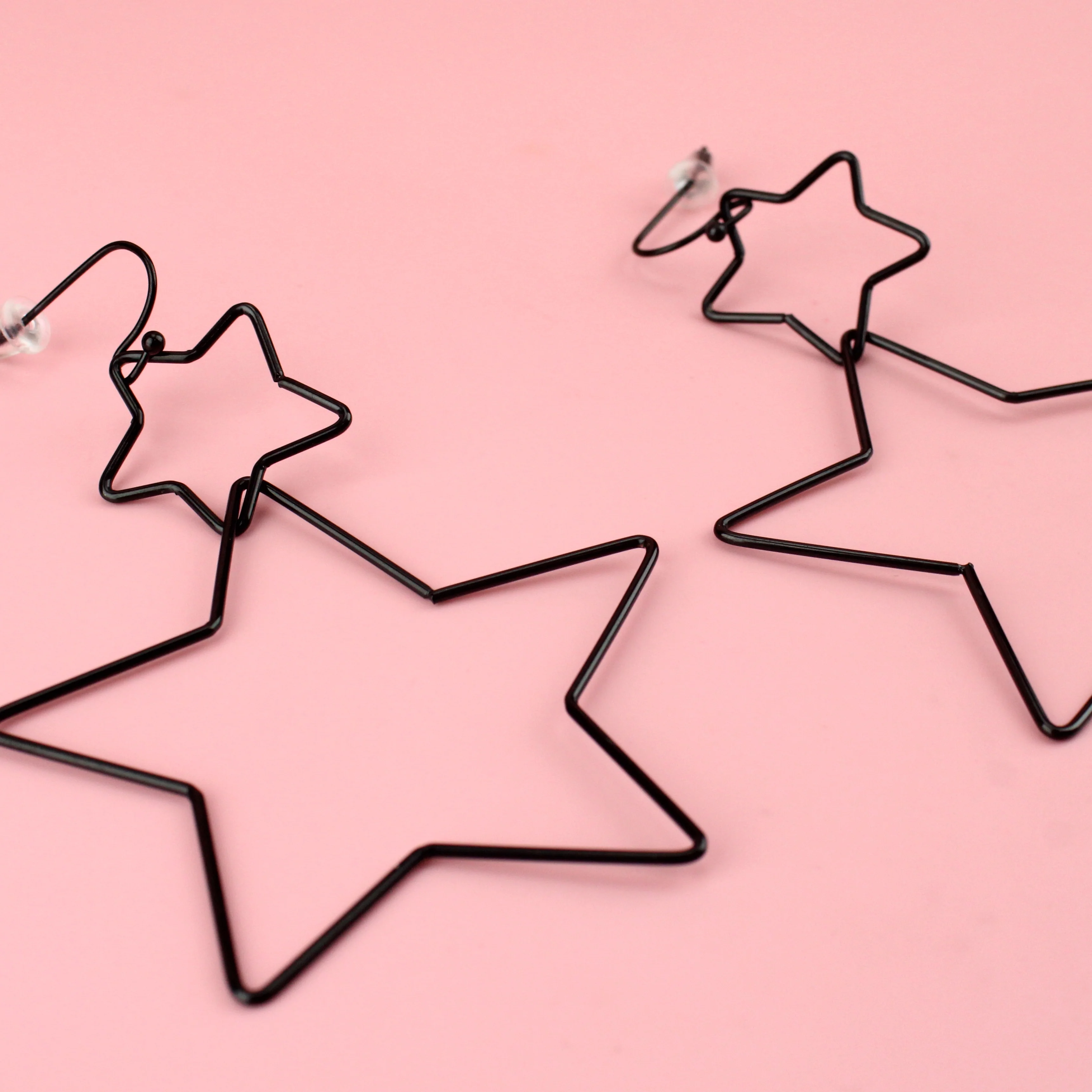 Star Crossed Earrings (Black) - Image 2