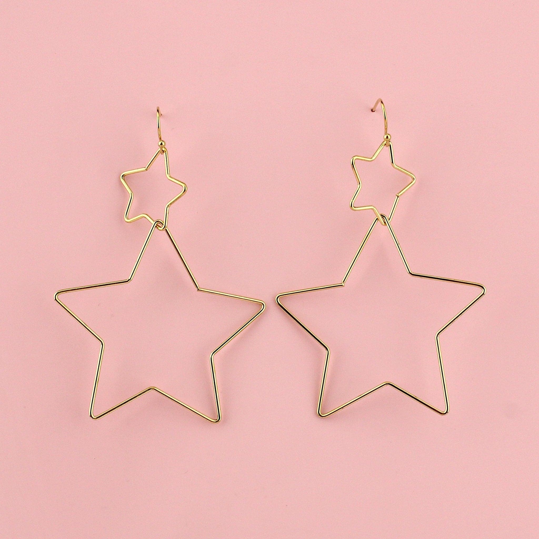 Star Crossed Earrings (Gold)