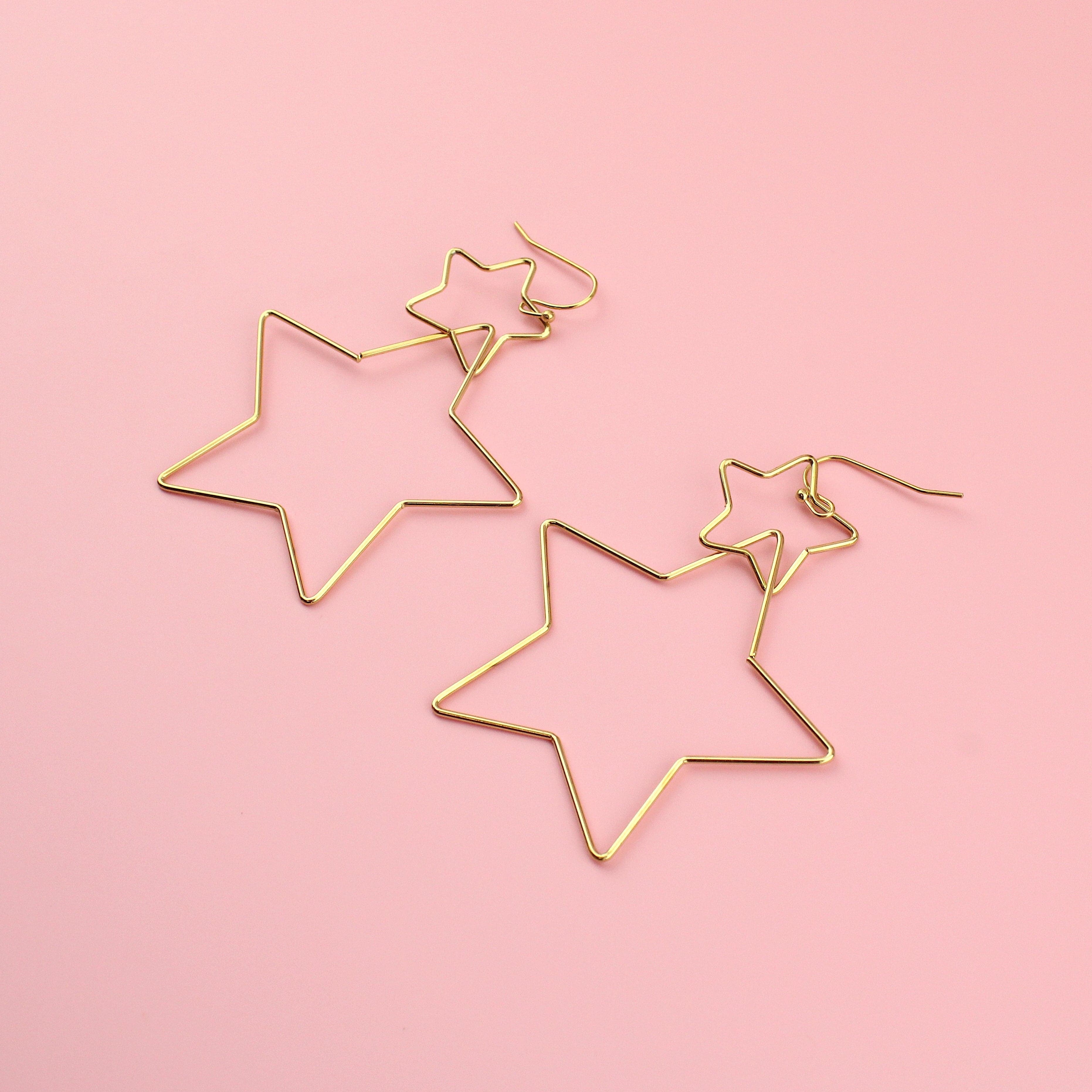 Star Crossed Earrings (Gold) - Image 3