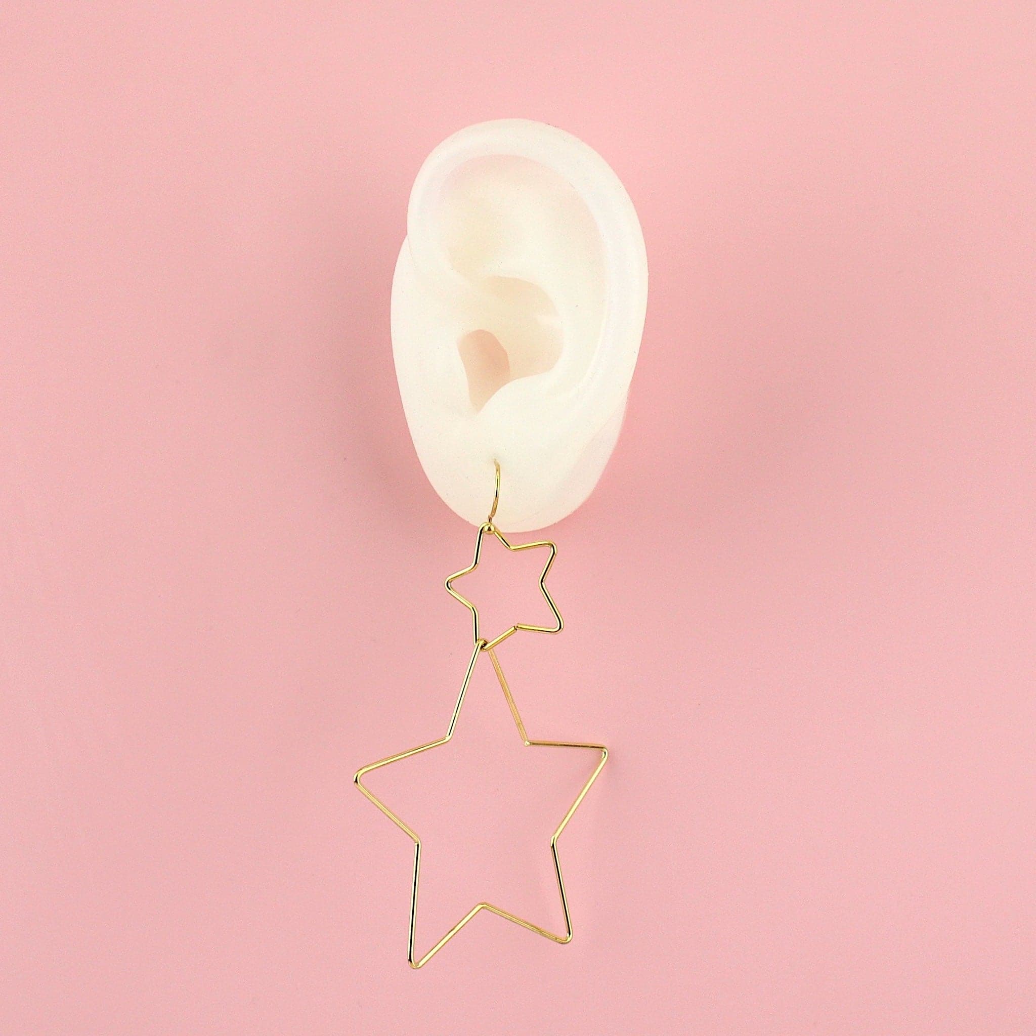 Star Crossed Earrings (Gold) - Image 4