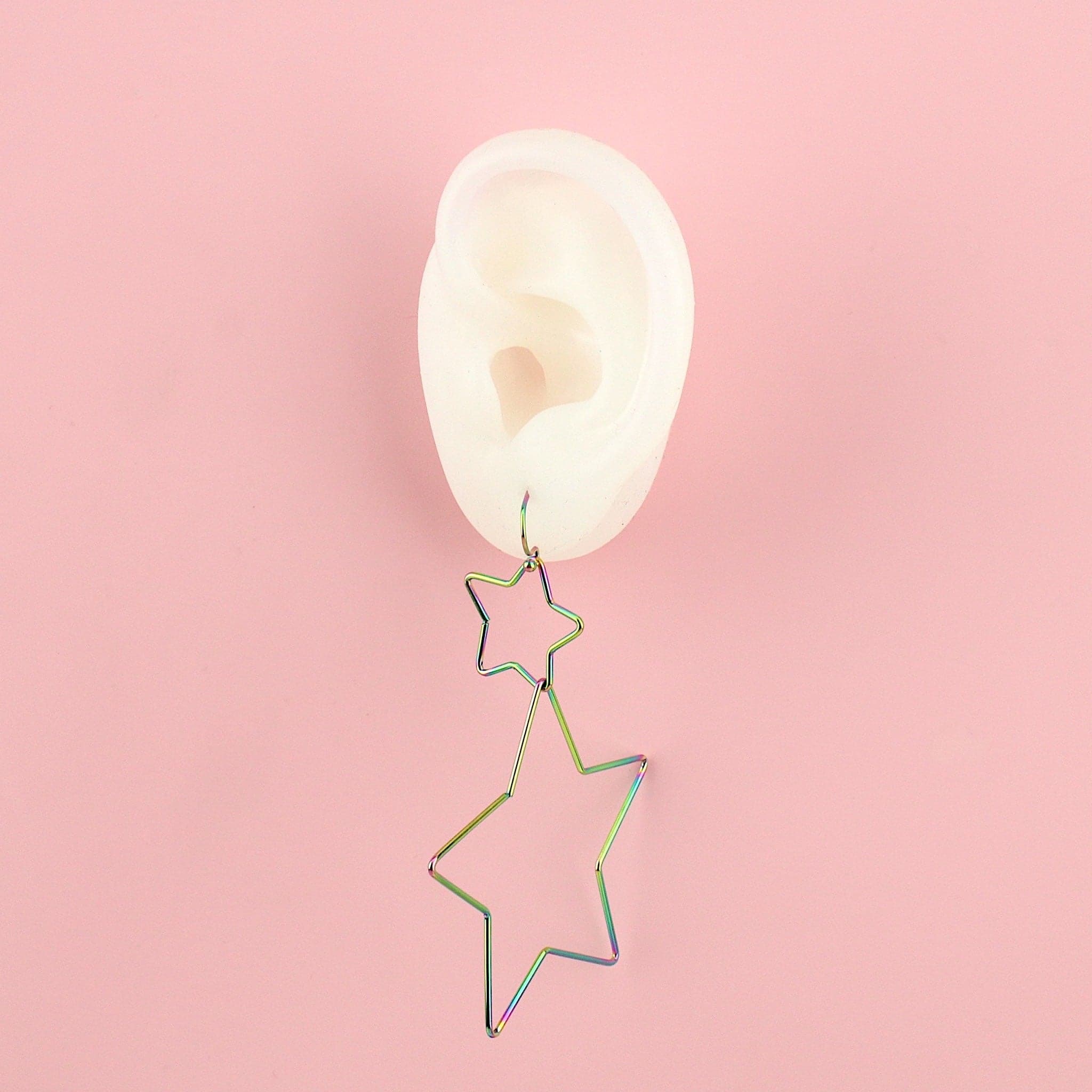 Star Crossed Earrings (Rainbow) - Image 4