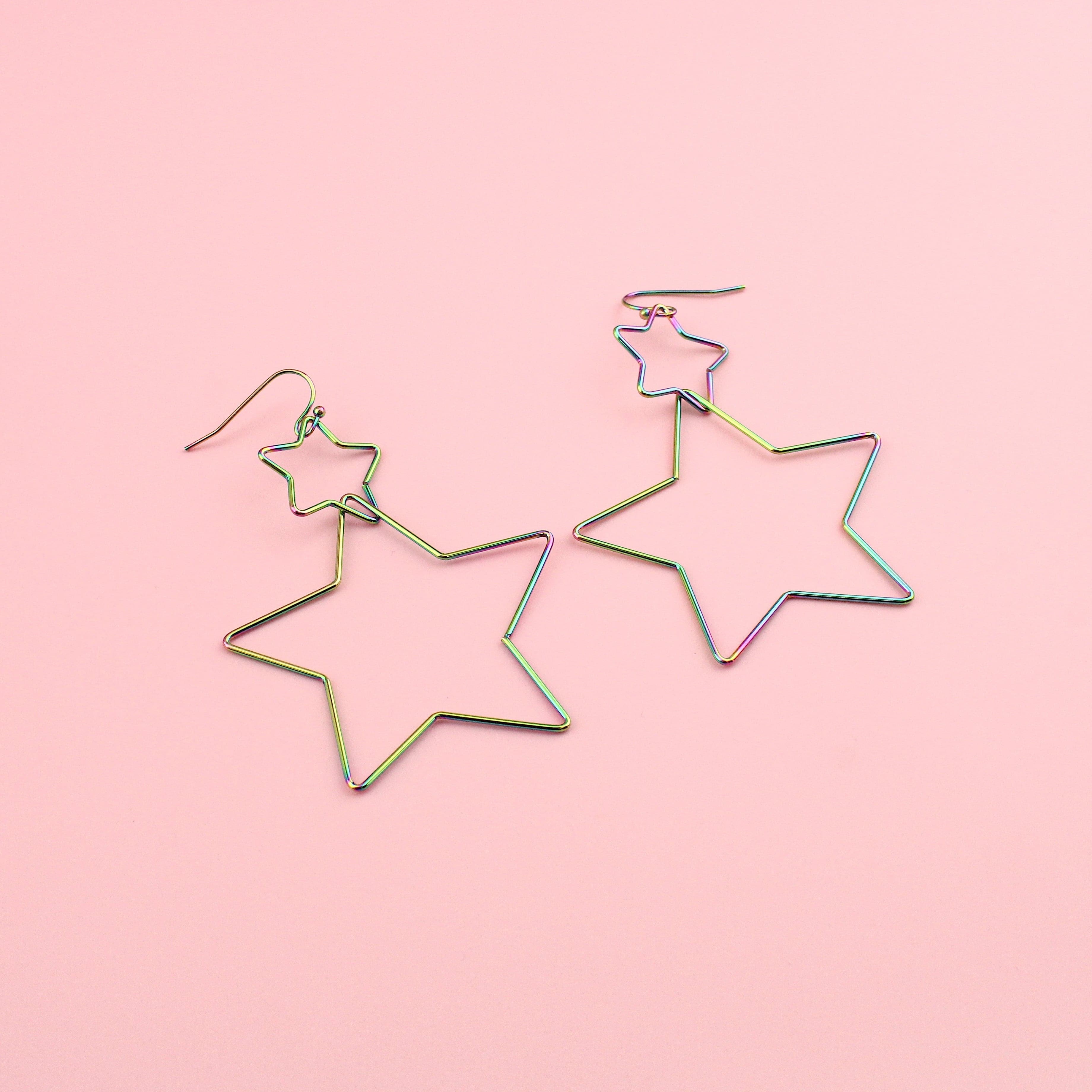 Star Crossed Earrings (Rainbow) - Image 5