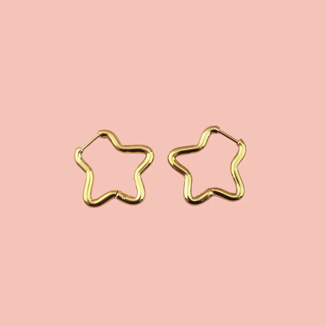 Star Earrings Bundle (6 Pairs) (Gold Plated) - Image 7